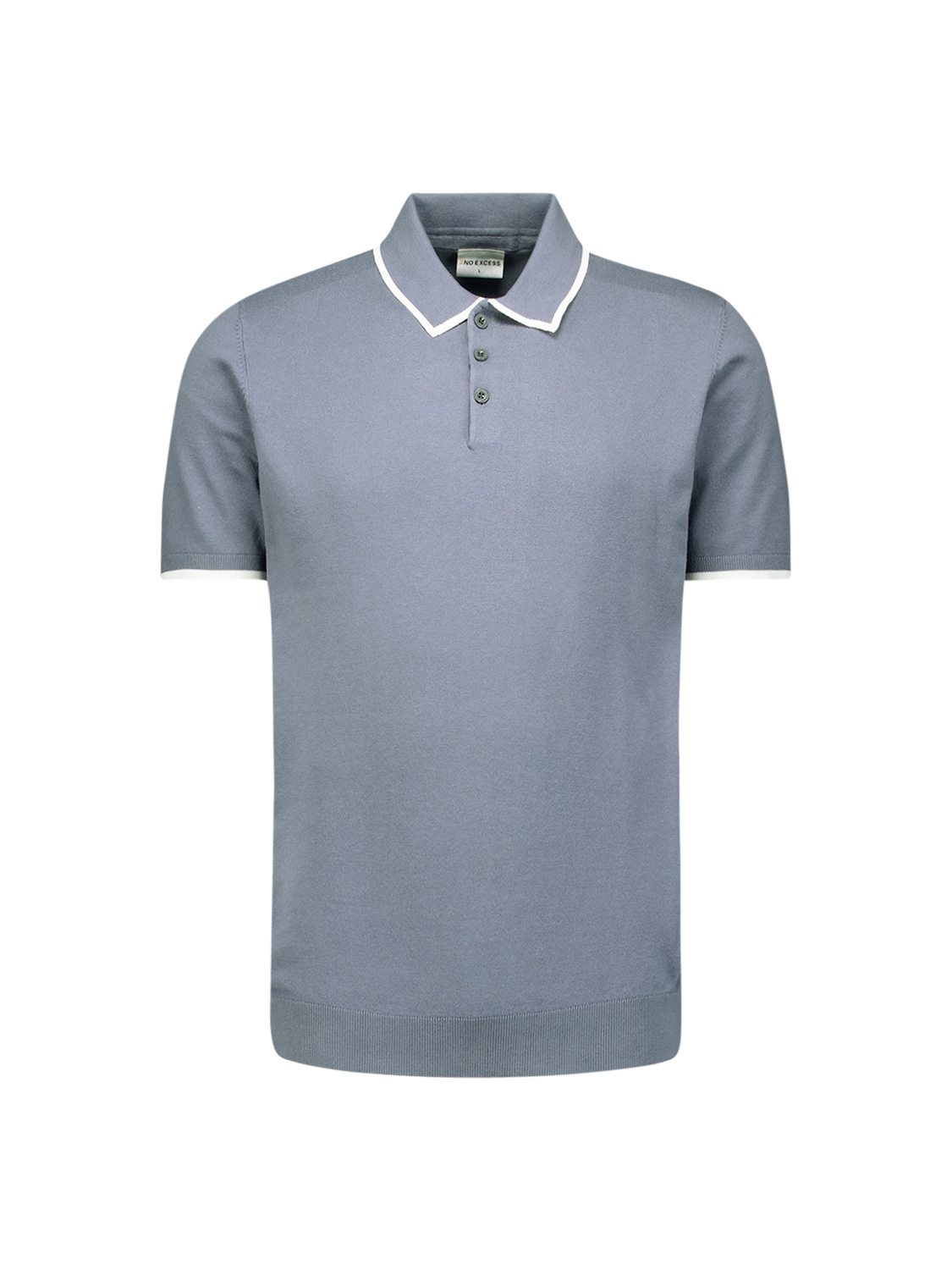 NO EXCESS T-Shirt »No Excess Kurzarm Poloshirt«