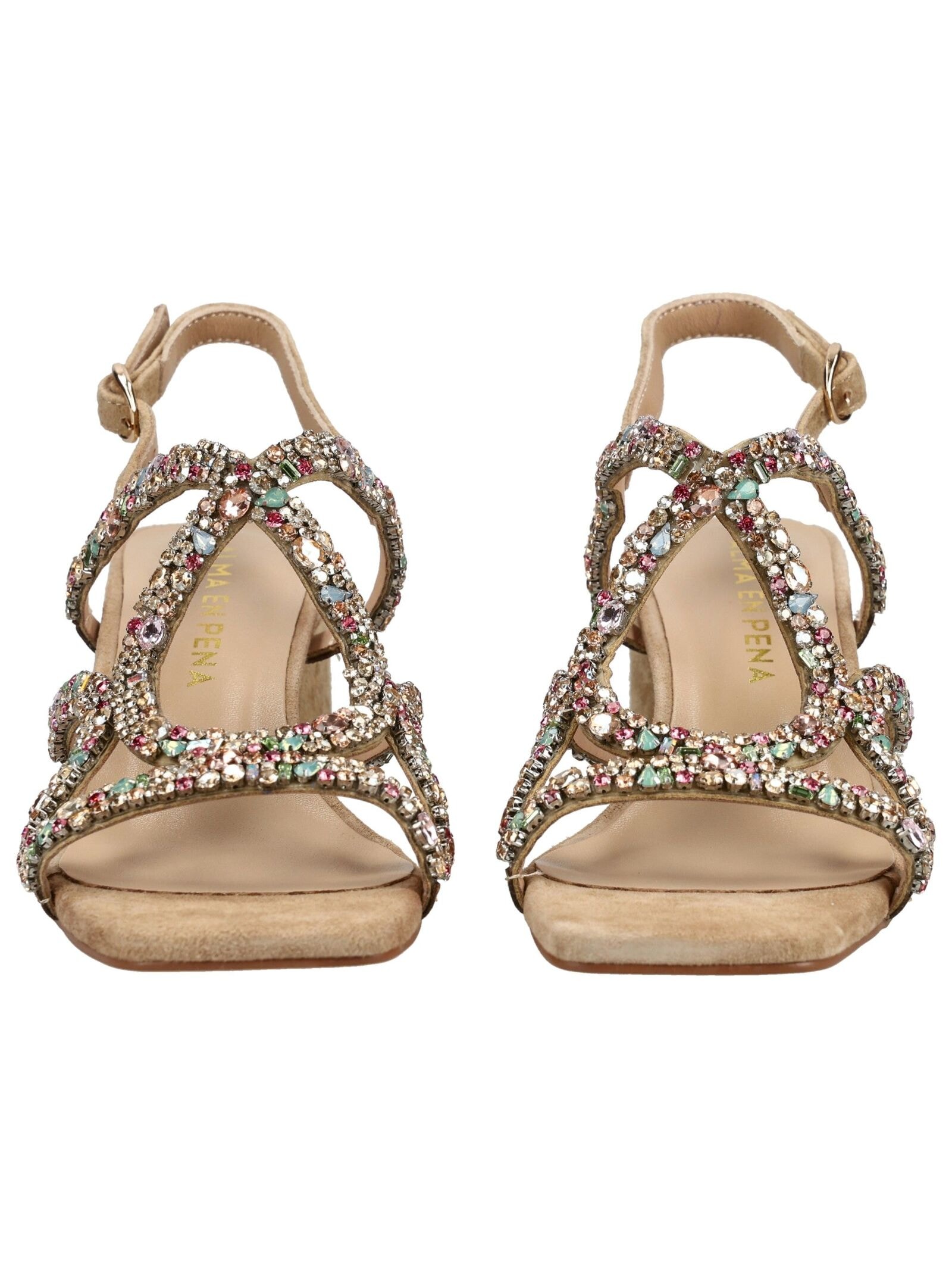 Alma en Pena Riemchensandale »ALMA EN PENA Sandalen Veloursleder/Textil«