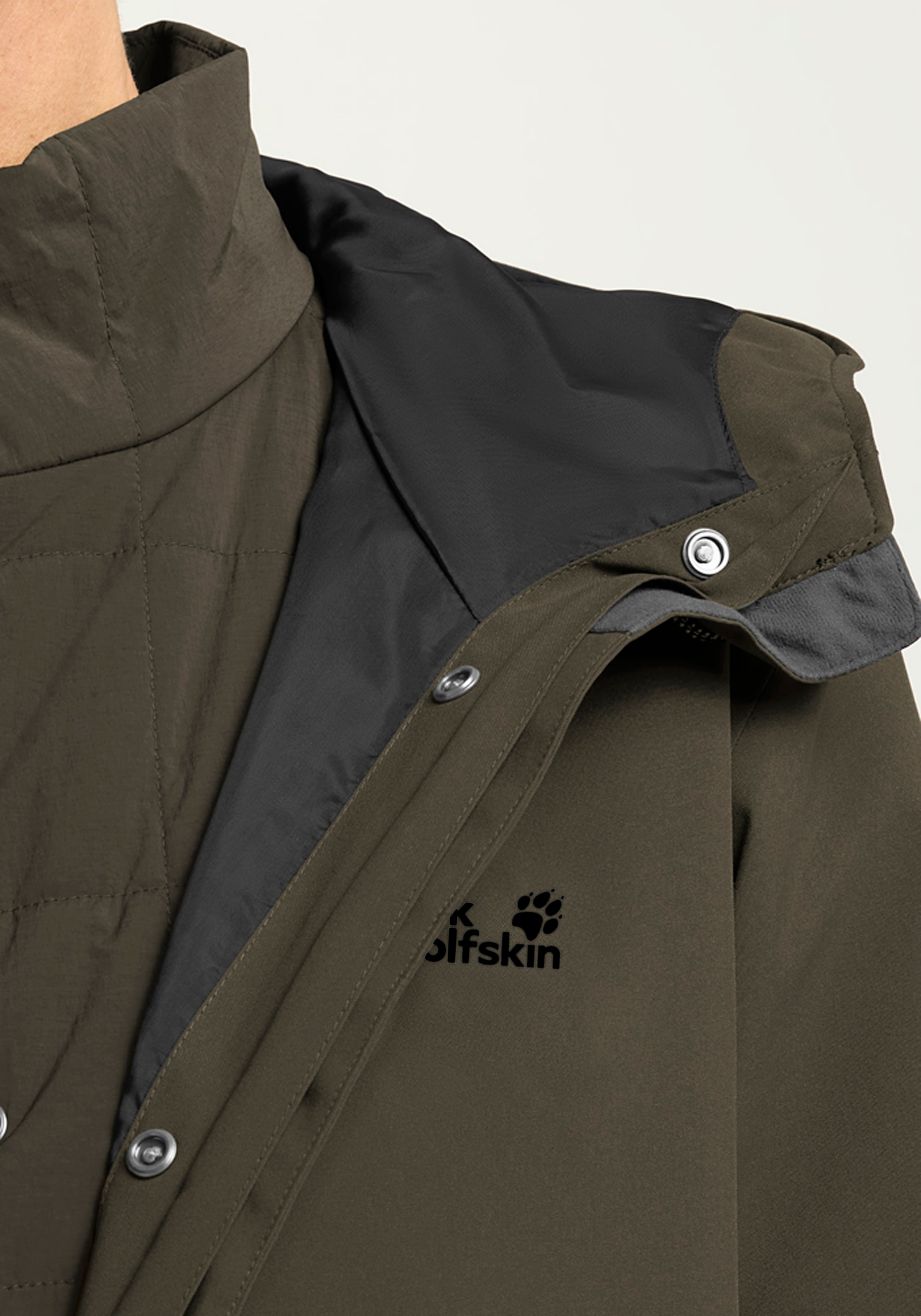 Jack Wolfskin 3-in-1-Funktionsmantel »WINTERDUNE 3IN1 COAT W«, 3in1, wasserdicht, Übergangsjacke