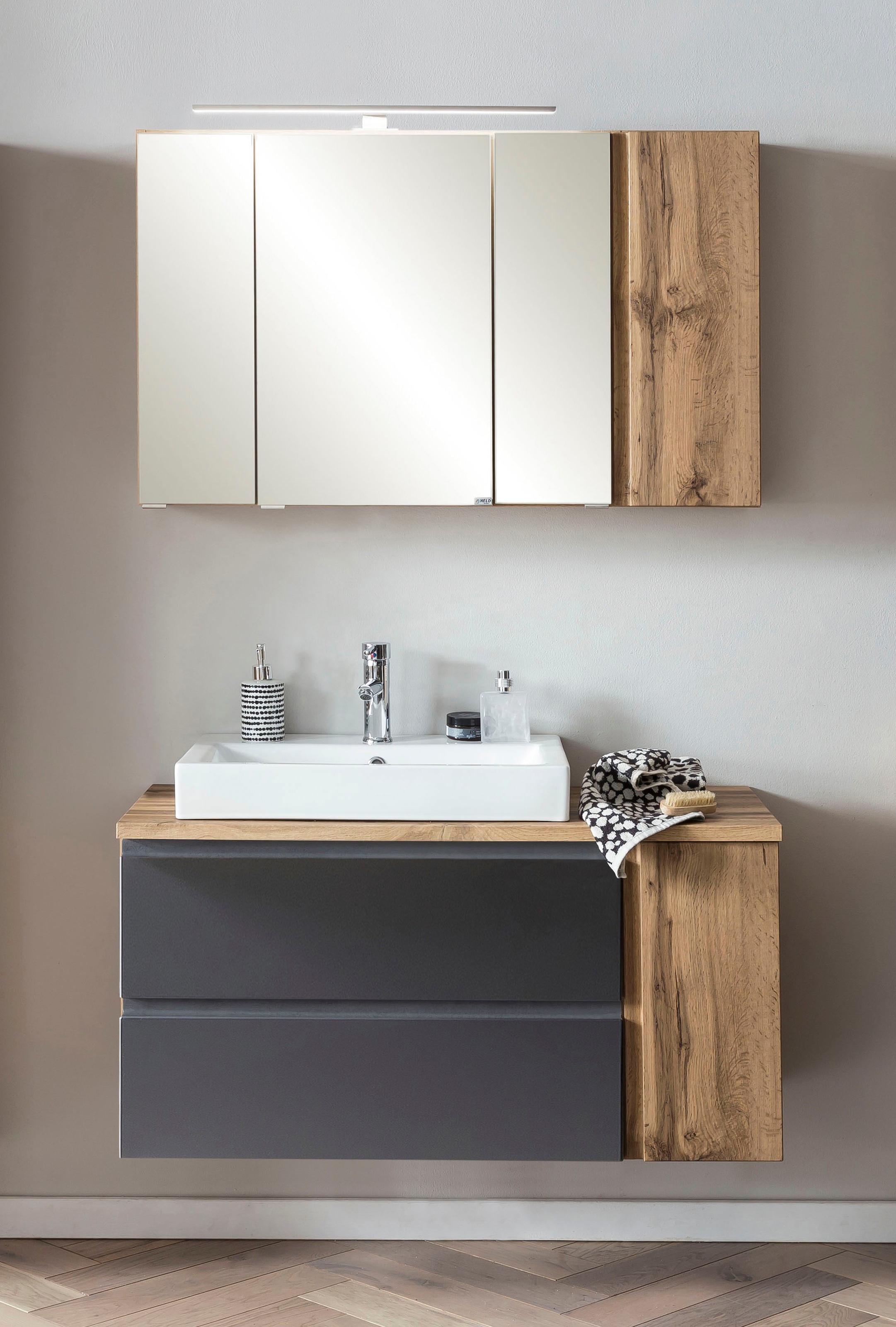 welltime Badmöbel-Set "Sölden" 2 Stk. tlg. günstig online kaufen