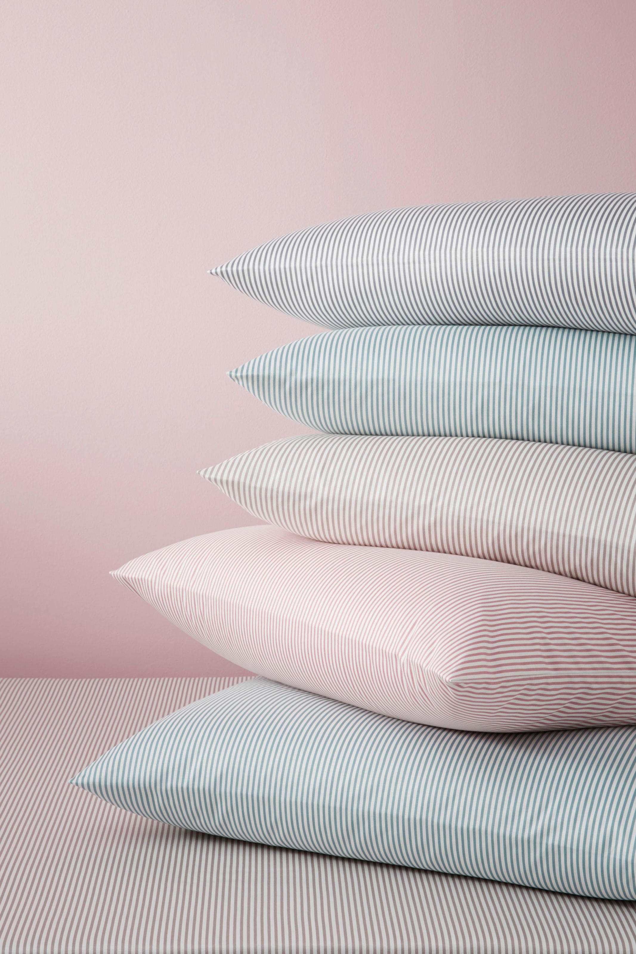 Elegante Bettwäsche "Sister Stripe" 2 Stk. tlg. angenehmes Hautgefühl günstig online kaufen