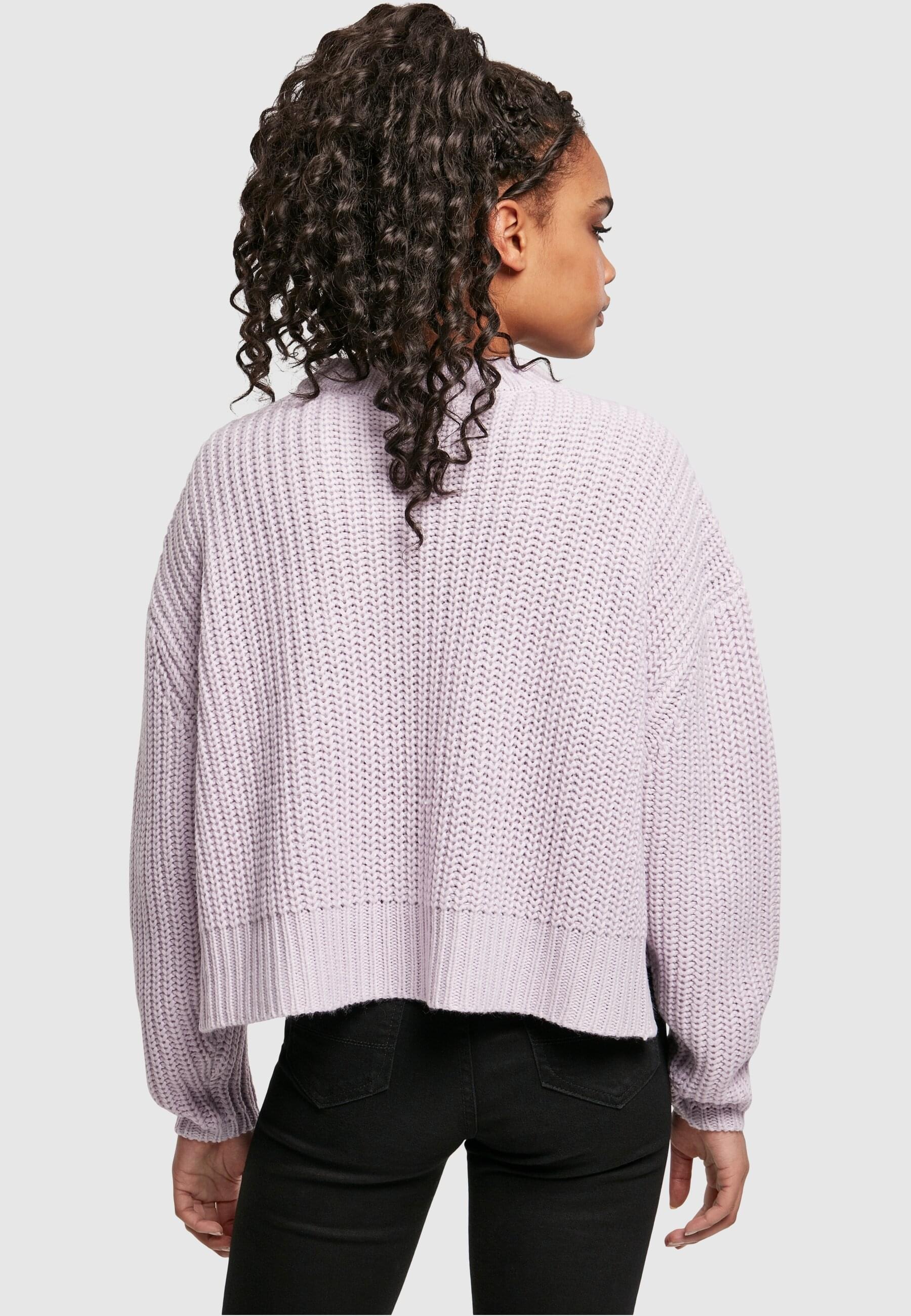 URBAN CLASSICS Rundhalspullover »Urban Classics Damen Ladies Wide Oversize Sweater«, (1 tlg.)