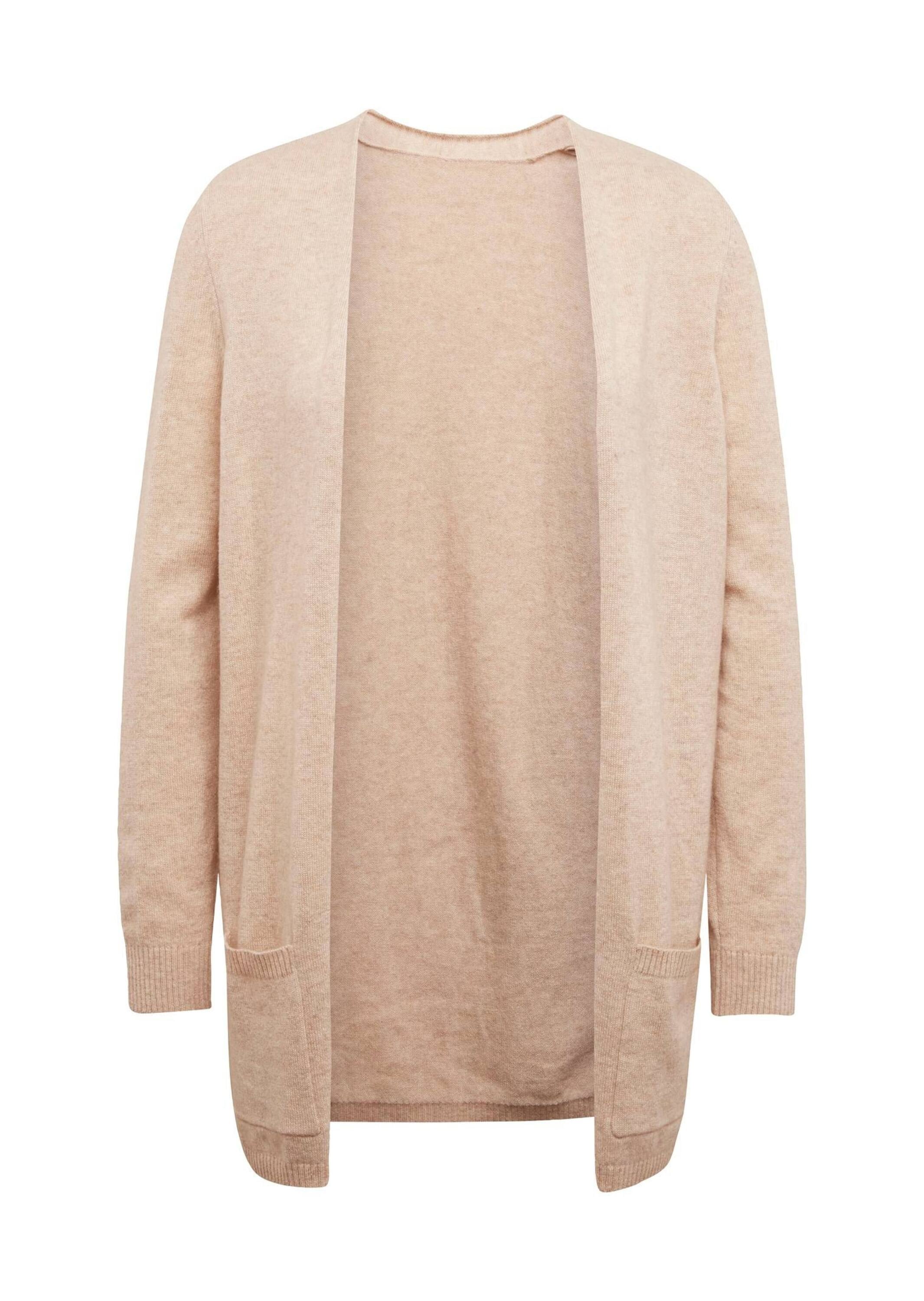 GOLDNER Strickjacke "Kurzgröße Langarm Feinstrick-Cardigan" Ohne