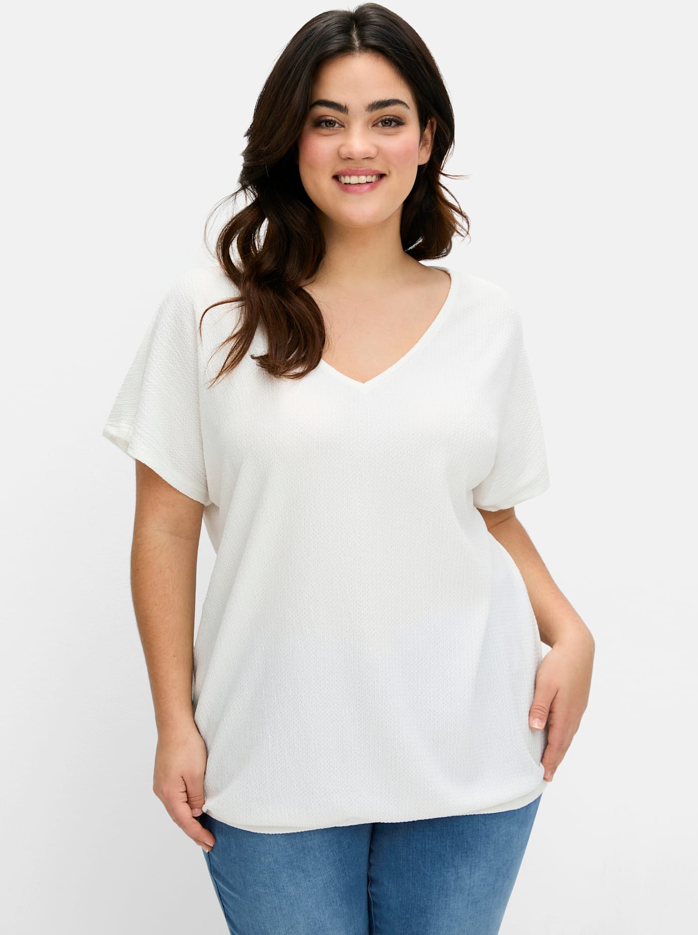 Sheego T-Shirt "T-Shirt", (1 tlg.) günstig online kaufen