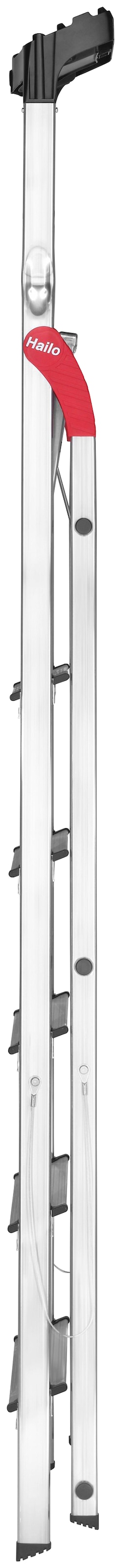 Hailo Stehleiter »L60 StandardLine«, Alu-Sicherheits-Stehleiter 6 Stufen