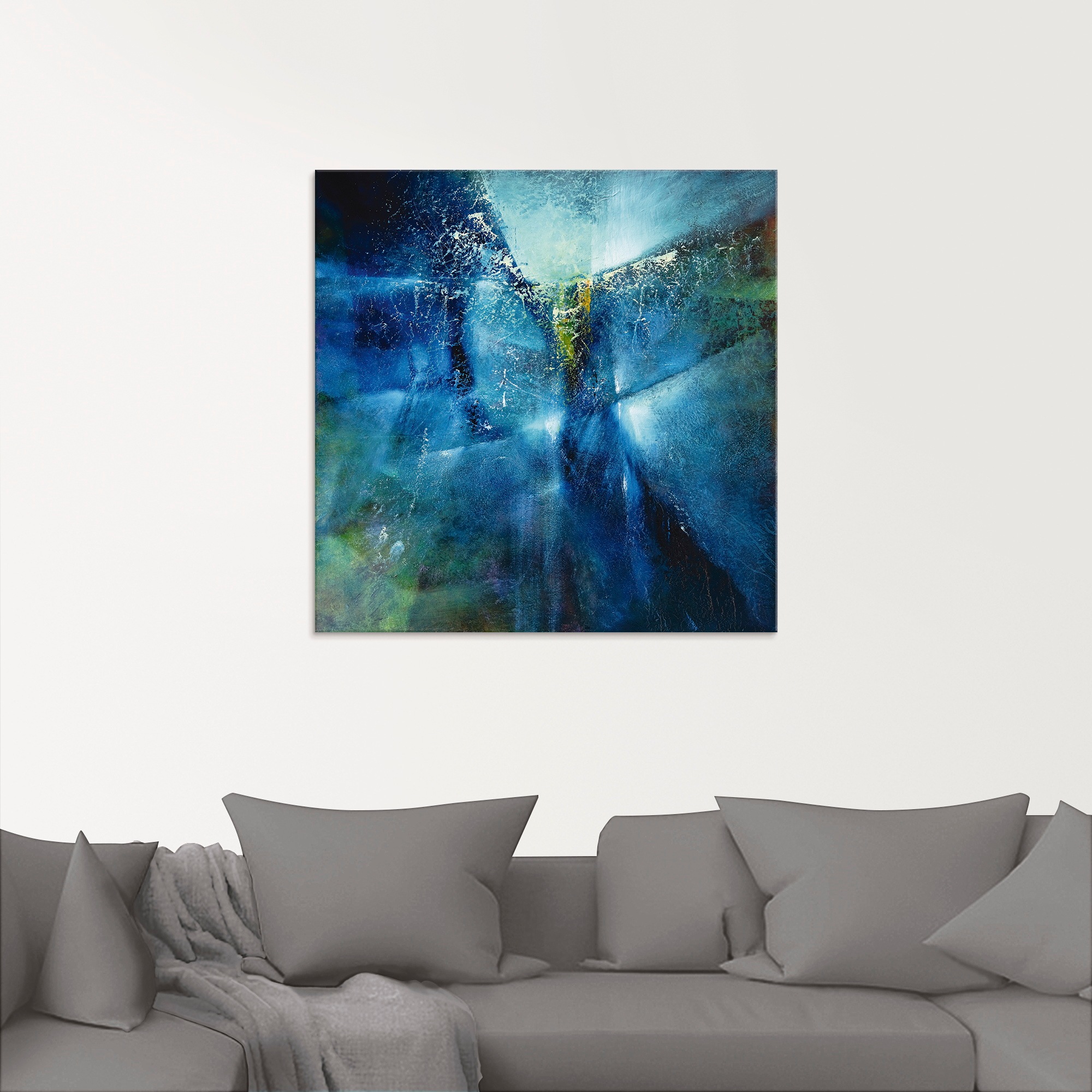 Artland Glasbild »Und ich träumte, dass ich fliege«, Gegenstandslos, (1 St.), in verschiedenen Größen