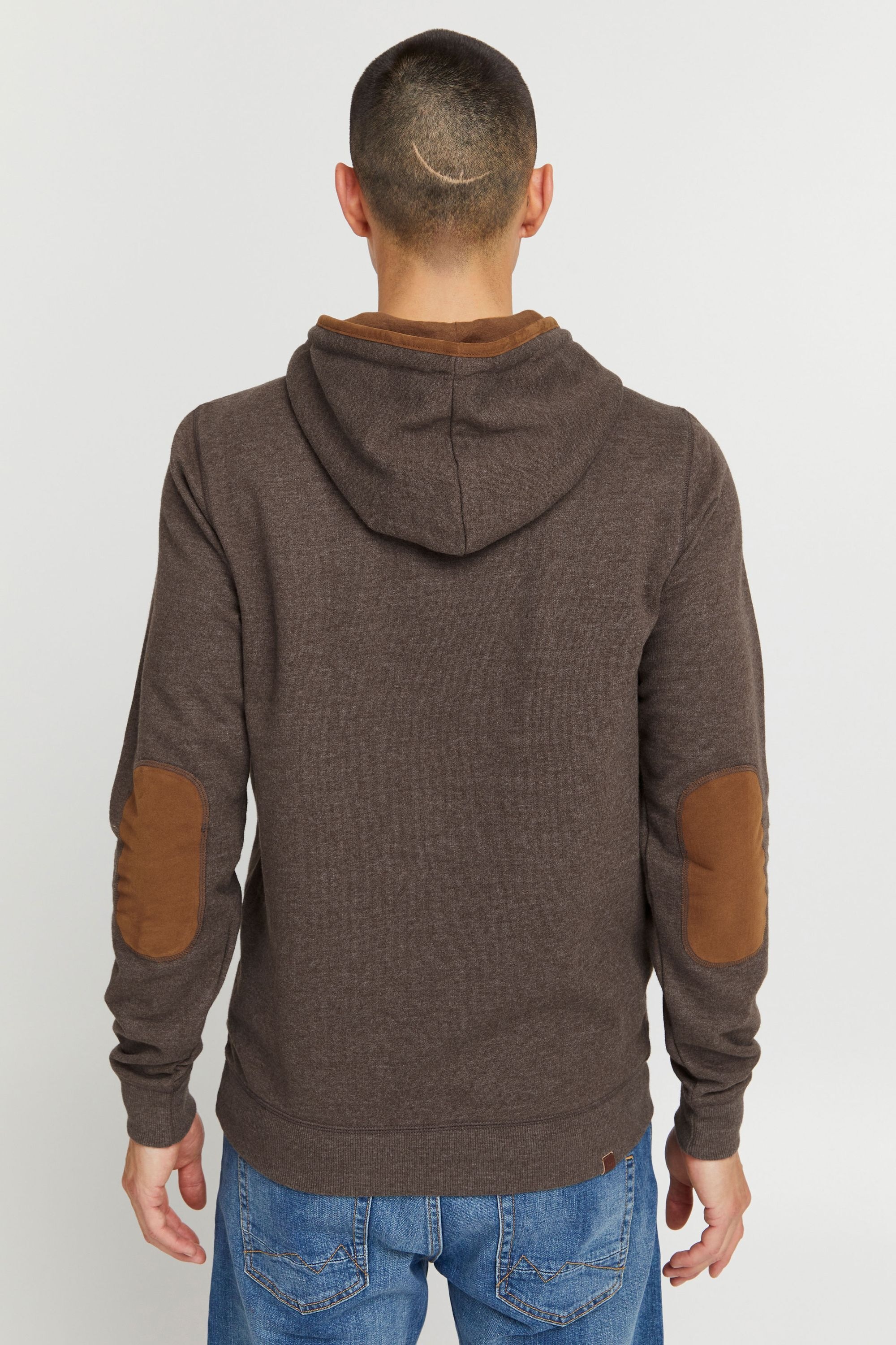 Kapuzenpullover BLEND "Hoodie BHAlexo", Herren, Gr. L, braun (mocca mix), Obermaterial: 60% Baumwolle CO. 40% Polyester PES., Pullover Kapuzenpullover 3