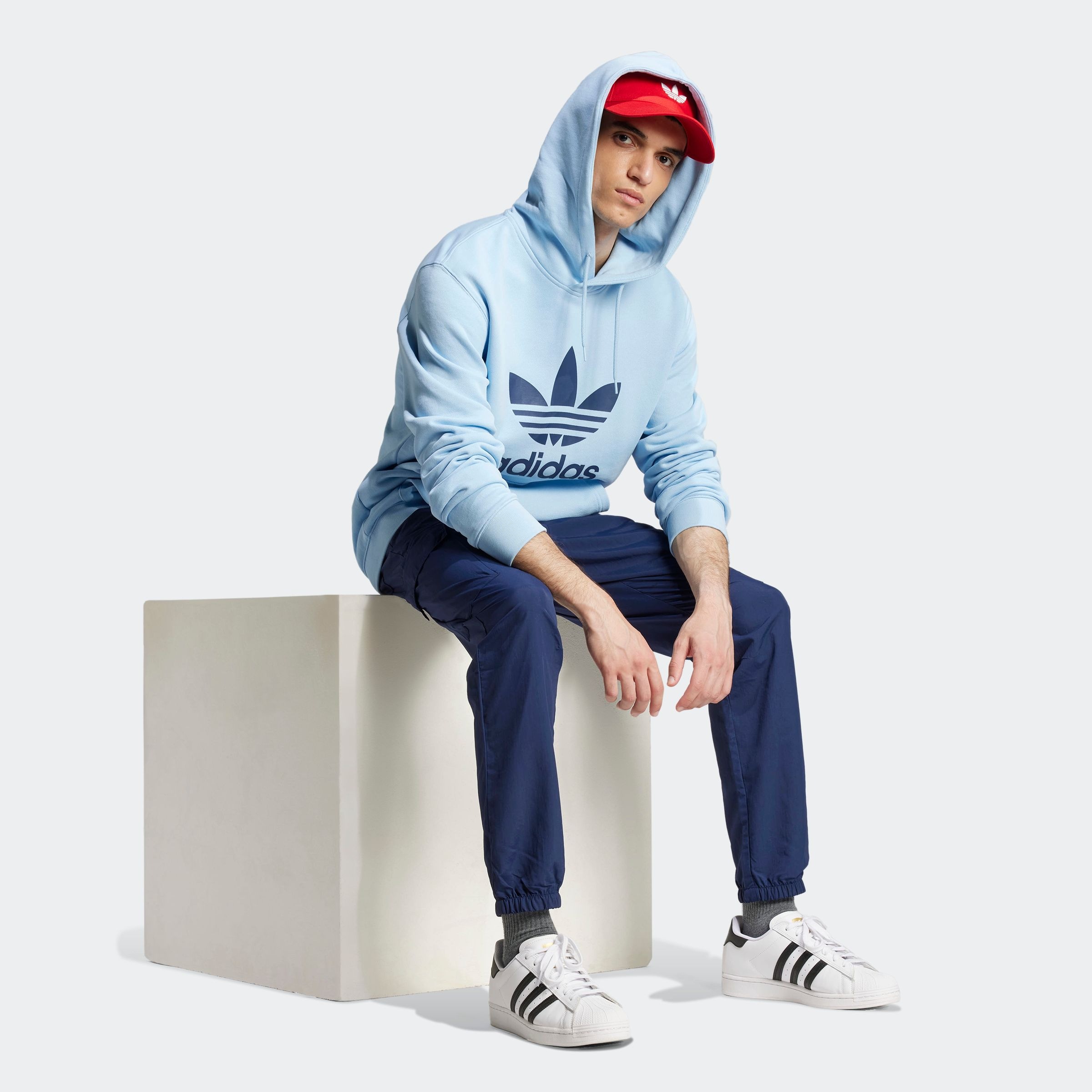 adidas Originals Kapuzensweatshirt »TREFOIL HOODY«, Hoodie, Kapuzenpullover mit großem Logoprint