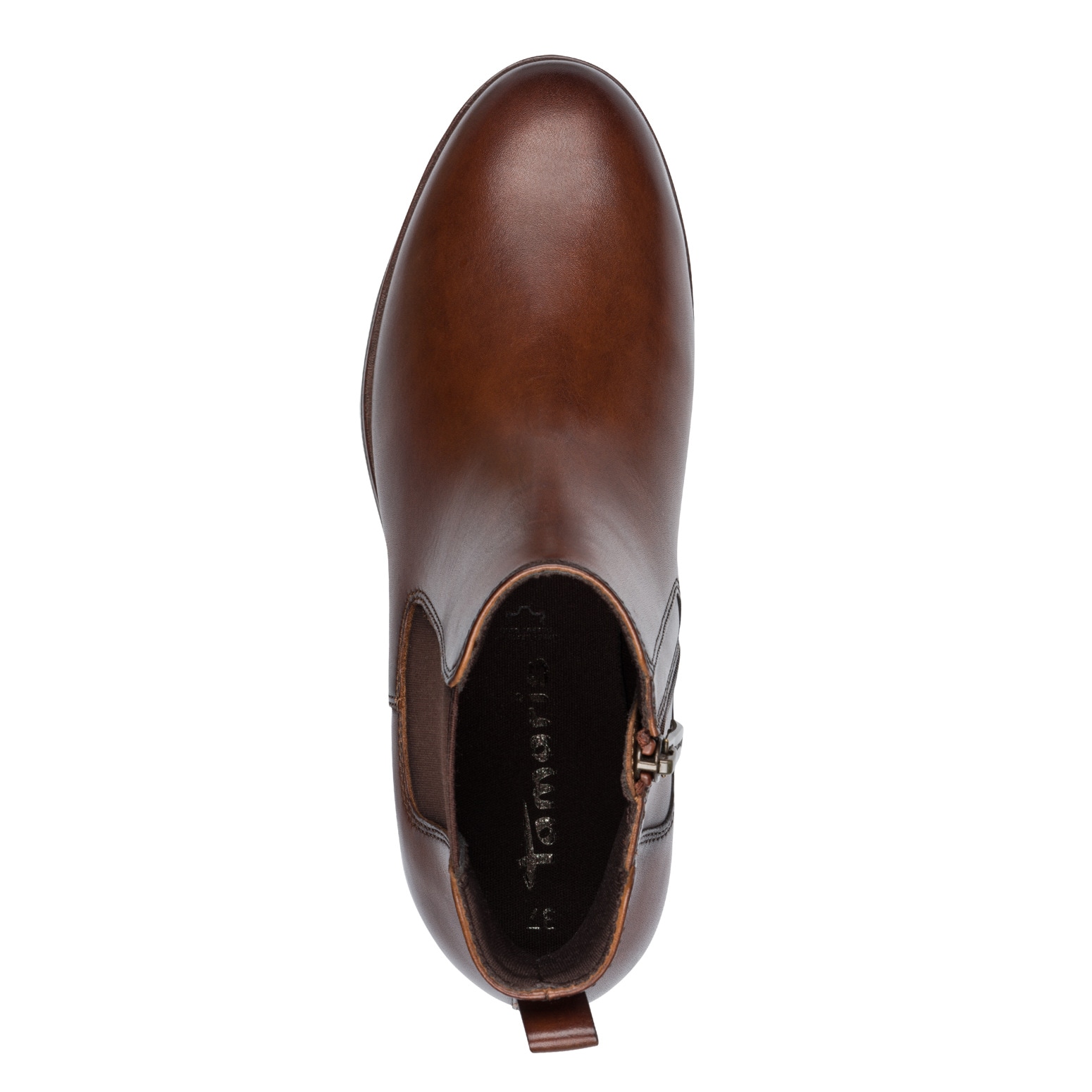 Tamaris Chelseaboots, Blockabsatz, Basic, Stiefelette mit Antik Finish