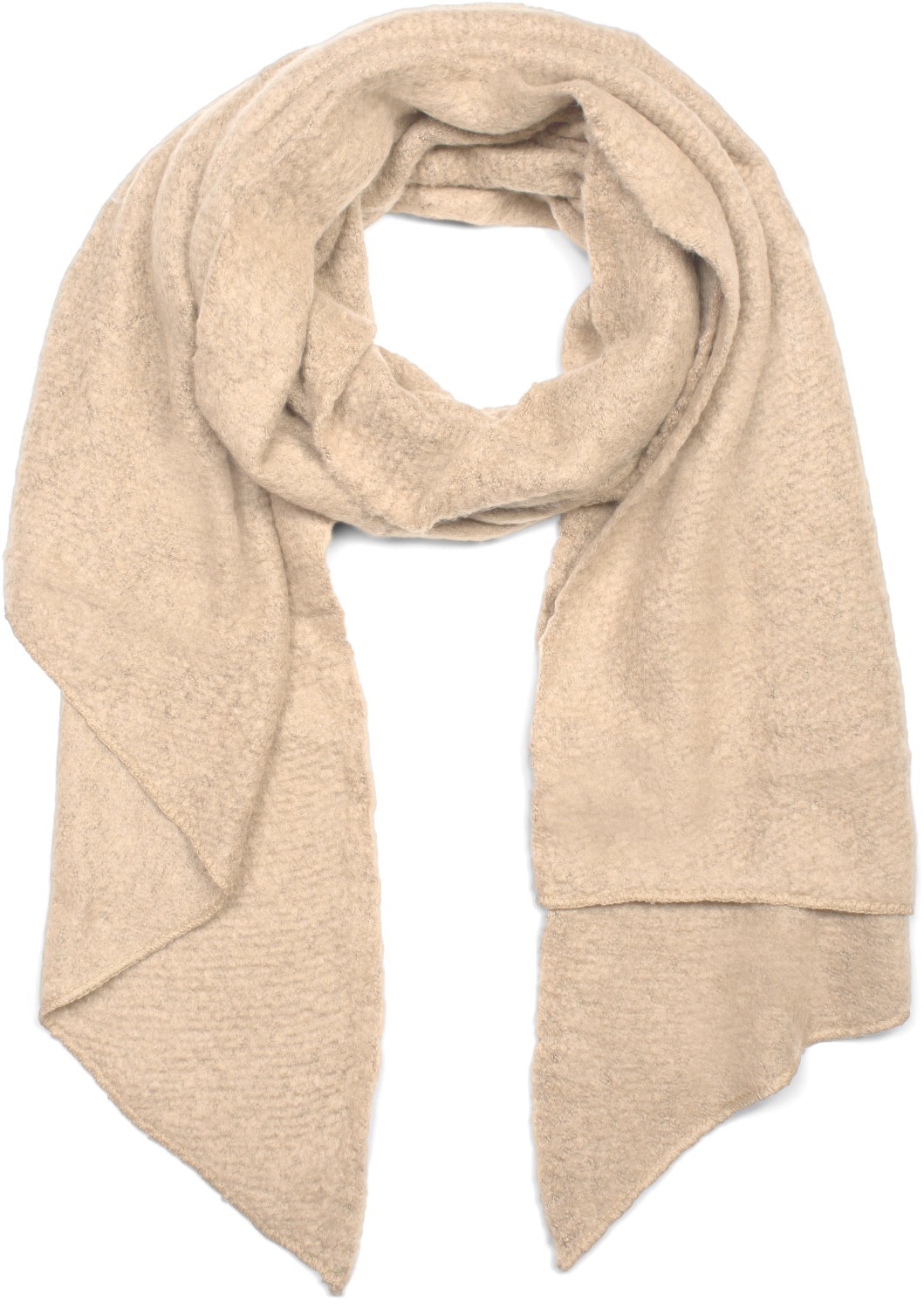styleBREAKER XXL-Schal "Asymmetrischer unifarbener Web Schal" 1 Stk.
