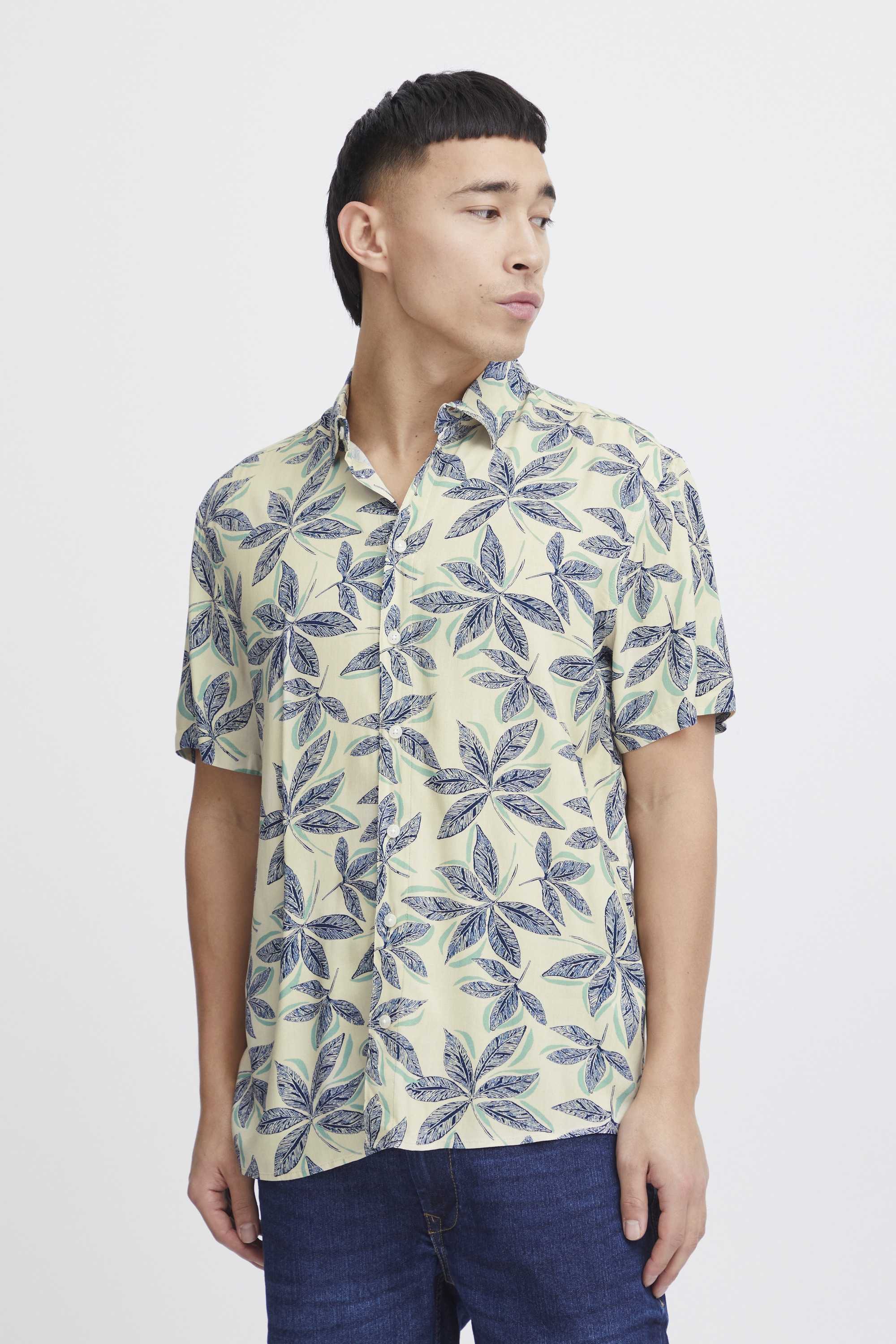 Blend Kurzarmhemd "BHShirt", Lässiges florales Kurzarmhemd günstig online kaufen