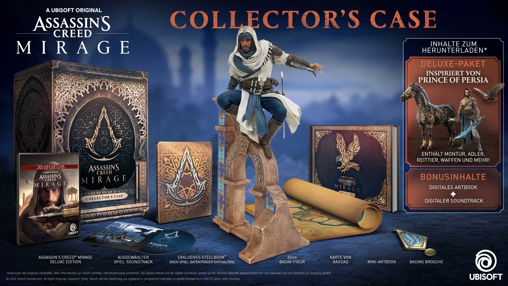UBISOFT Spielesoftware »Assassin’s Creed Mirage Collector’s Edition –«, PlayStation 4, (kostenloses Upgrade auf PS5)
