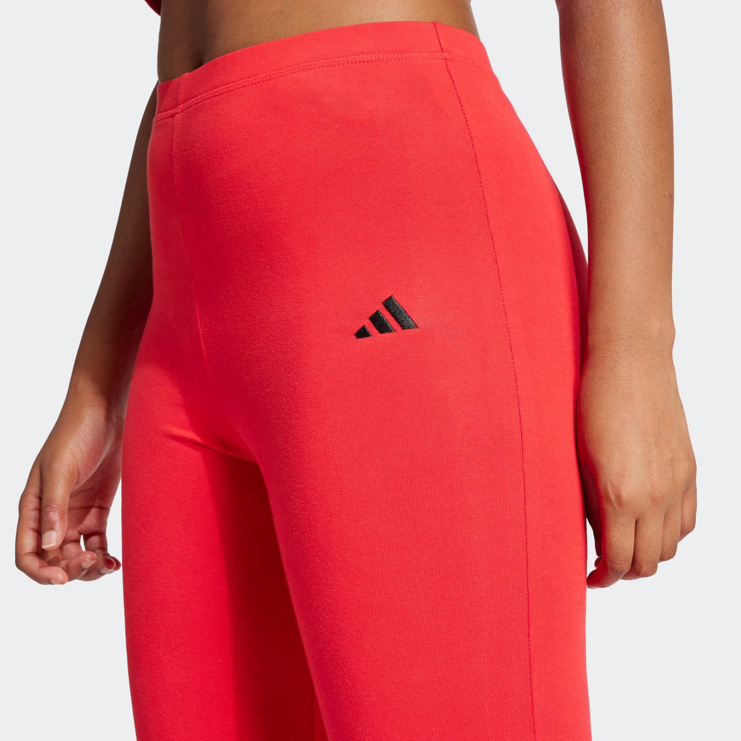 Thumbnail - adidas Sportswear Leggings "ESSENTIALS SMALL LOGO FLARED" Hoher Bund, ausgestellte Beinform