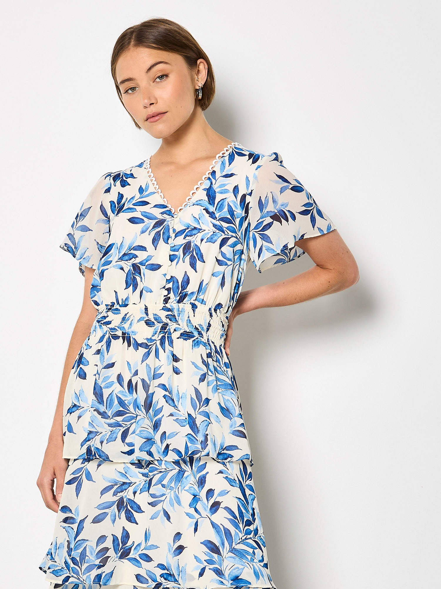 Apricot Maxikleid »Maxikleid« mit elastischem Bund