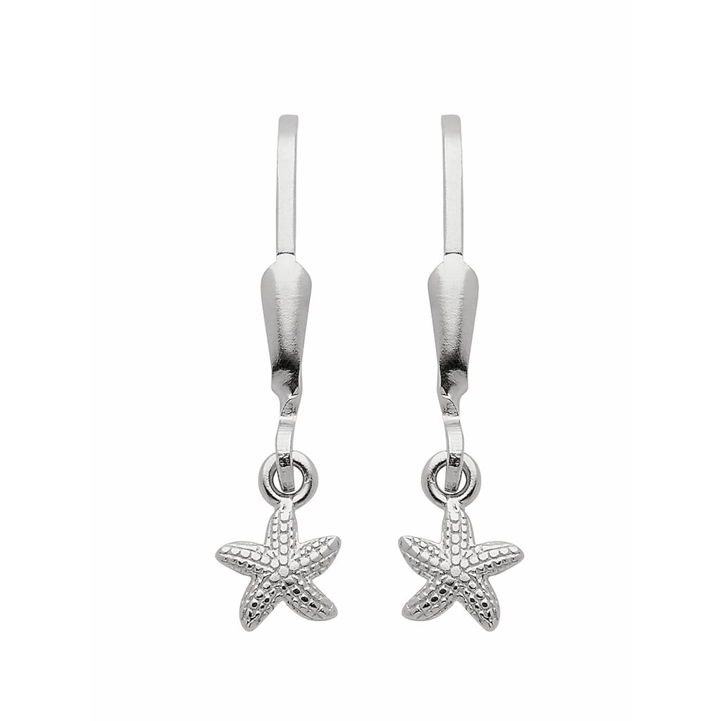 Adelia´s Paar Ohrhänger »925 Silber Ohrringe Ohrhänger Seestern«