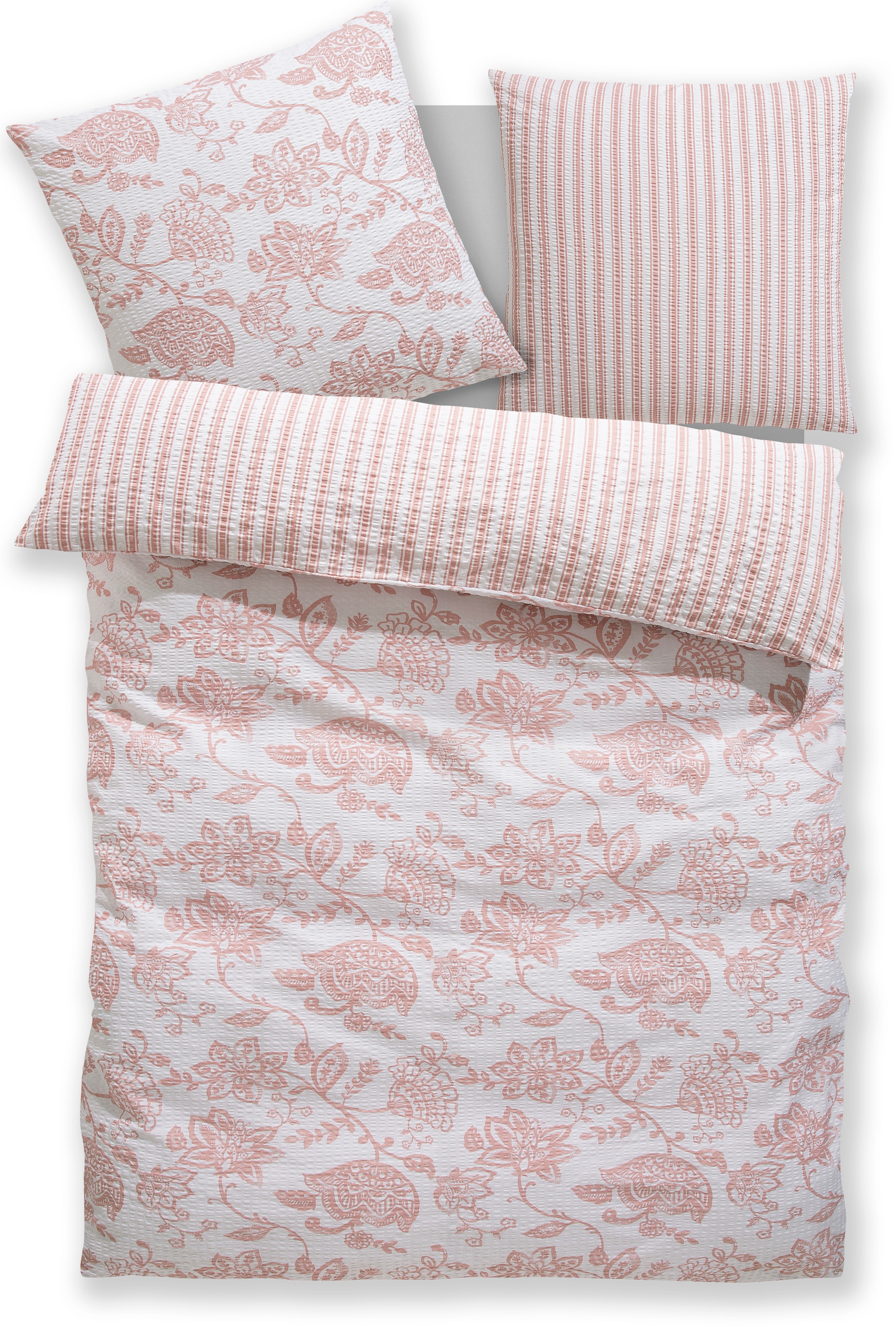 andas Bettwäsche "Nordby" 2 Stk. tlg. Bettwäsche aus Baumwolle, skandinavis günstig online kaufen