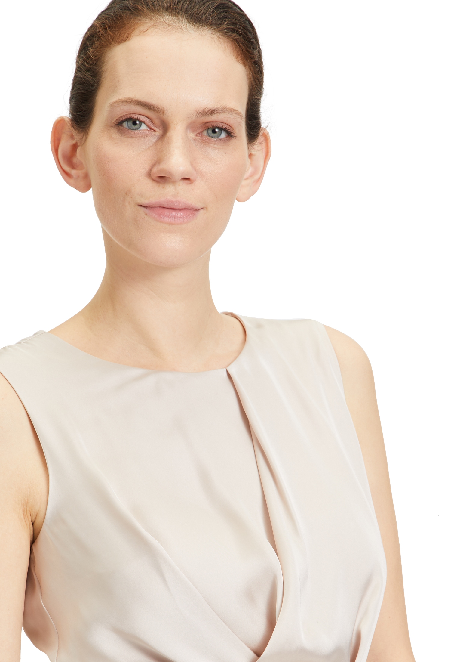 Betty&Co Midikleid »Betty & Co Damen Midikleid mit Plissee«, Plissee