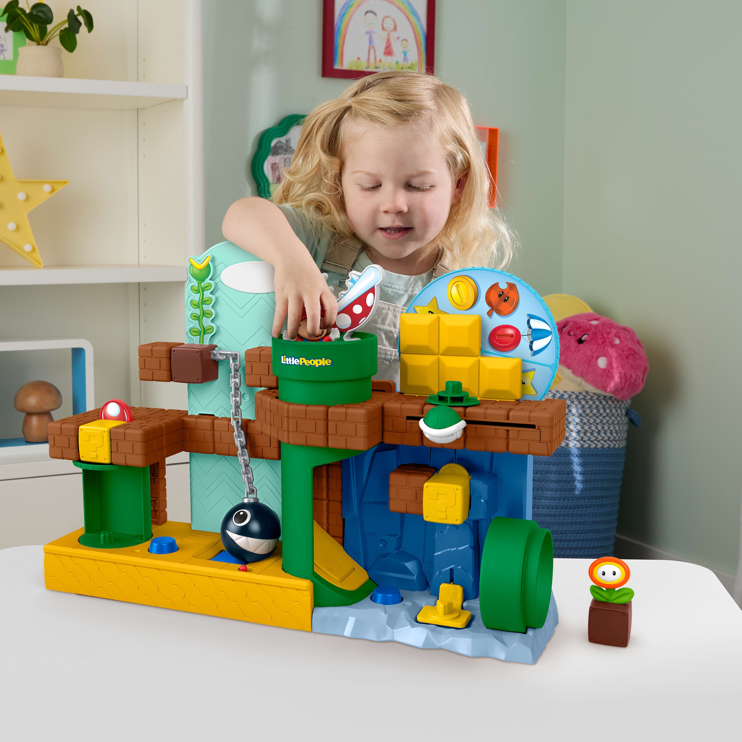 Fisher-Price® Spielwelt »Little People Super Mario World Power Up Spielset«