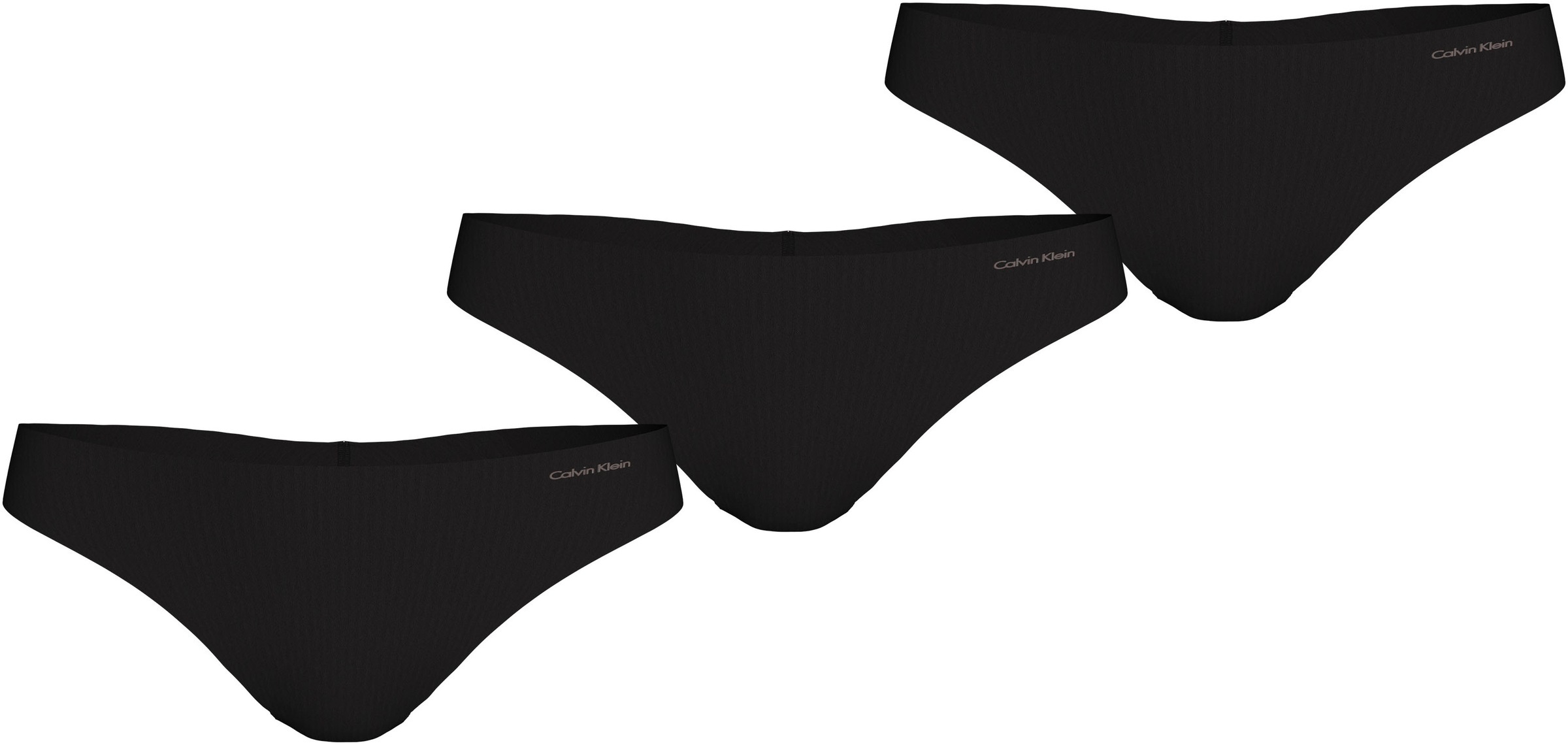 Calvin Klein Underwear Tanga "THONG 3PK", (Packung, 3er-Pack), mit Logo-Schriftzug