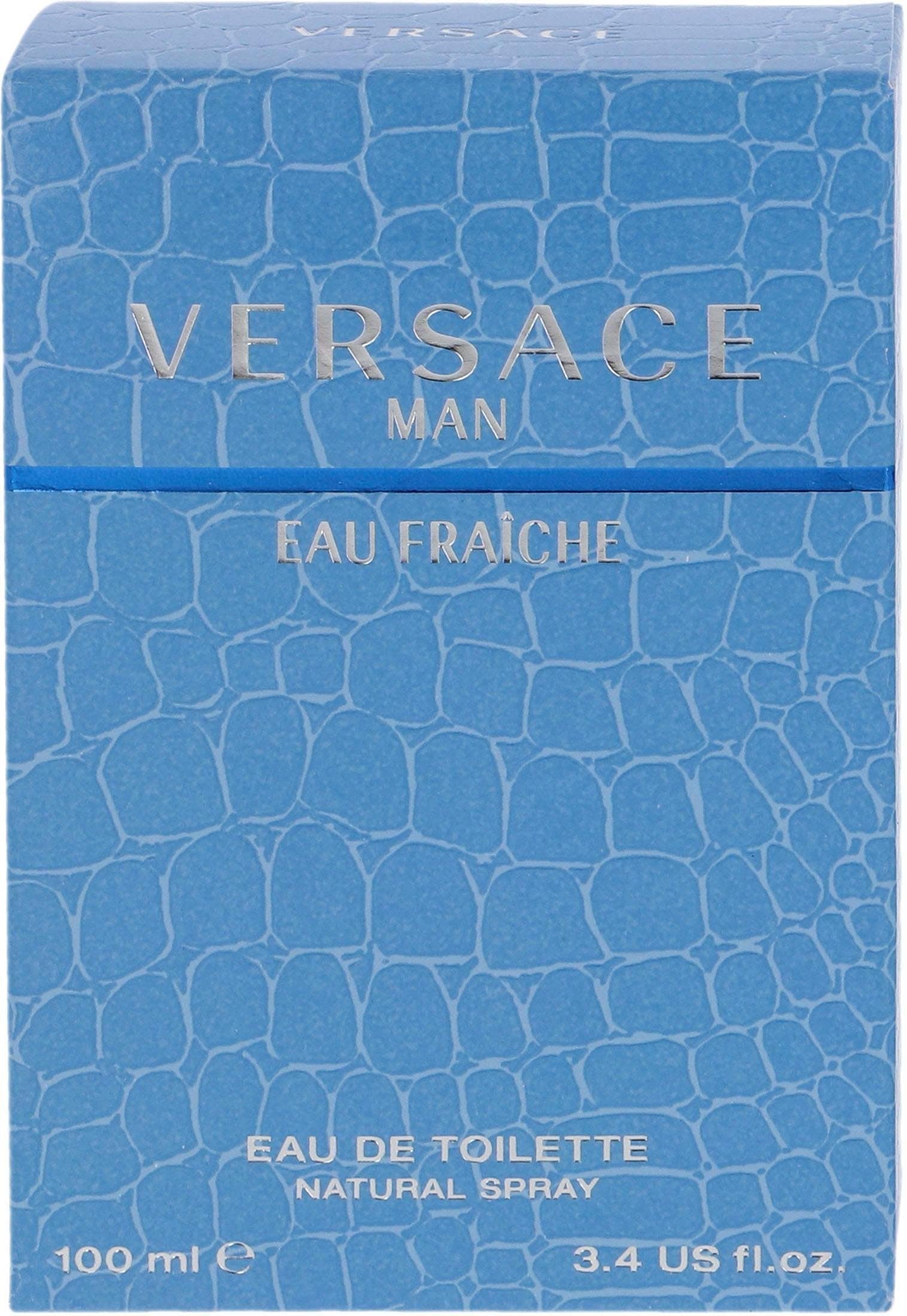Versace Eau de Toilette »Eau Fraîche«, Zitrischer Herrenduft mit Karambola, Zedernblätter und Moschus.