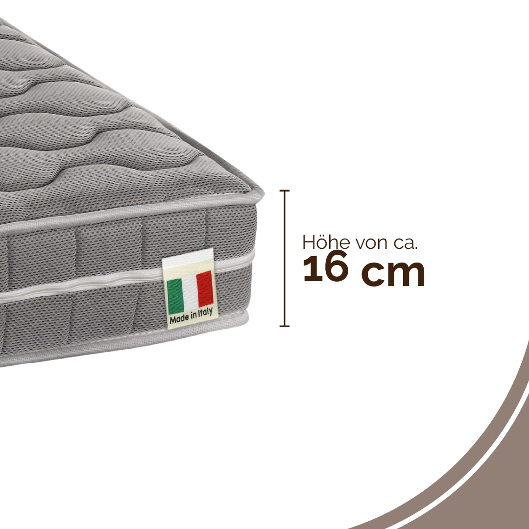 DI QUATTRO Visco-Matratze »Matratze Boxspringlook, integrierter Topper, in 90x200 cm erhältlich« 30 cm hoch Raumgewicht: 30 kg/m³ 1 Stk. tlg. Matratze in 90x200 und 140x200 cm erhältlich, extrahohe Matratze