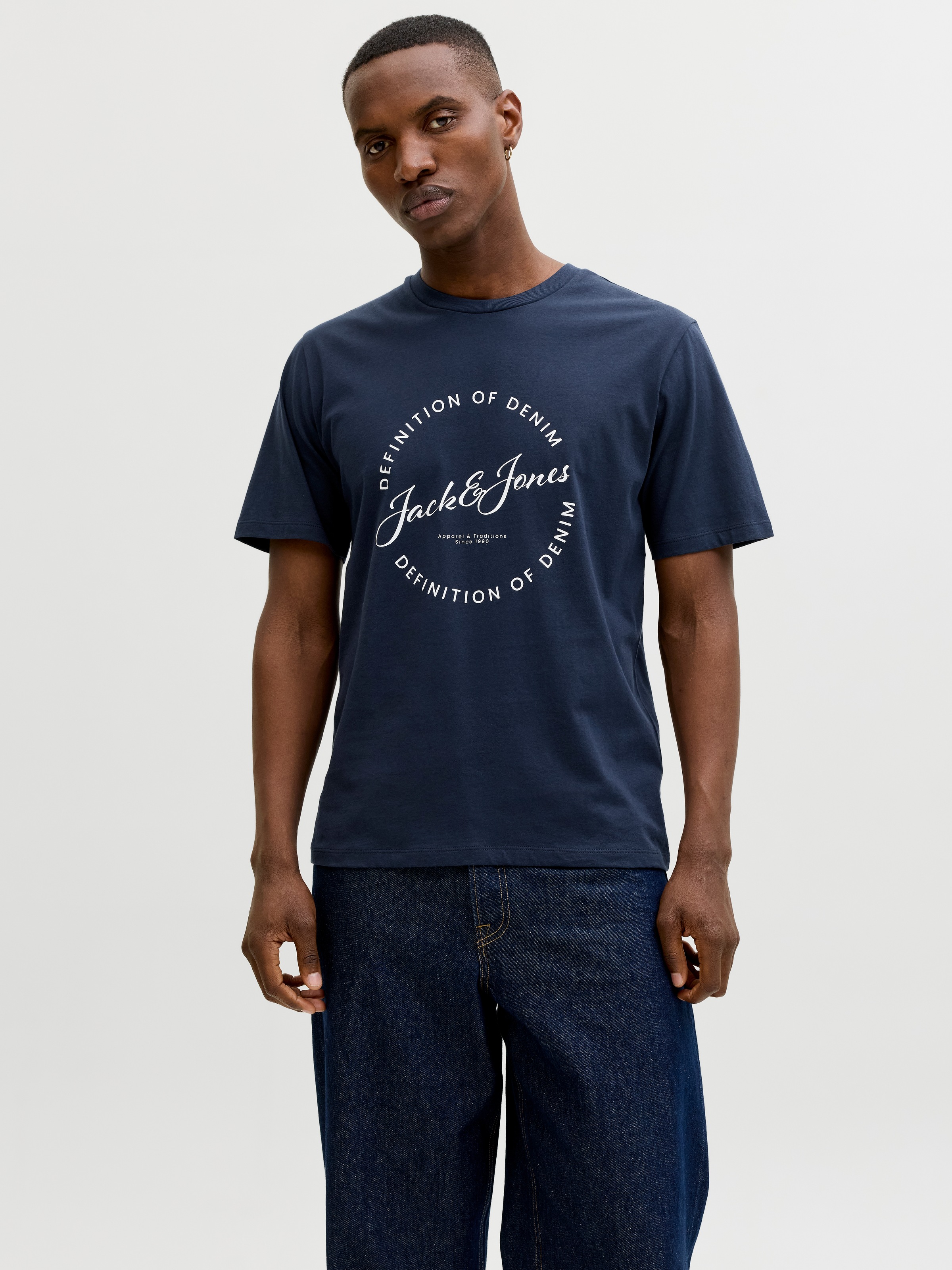 Jack & Jones T-Shirt "JJGRAYSON TEE SS CREW NECK" Baumwolle, regular fit günstig online kaufen
