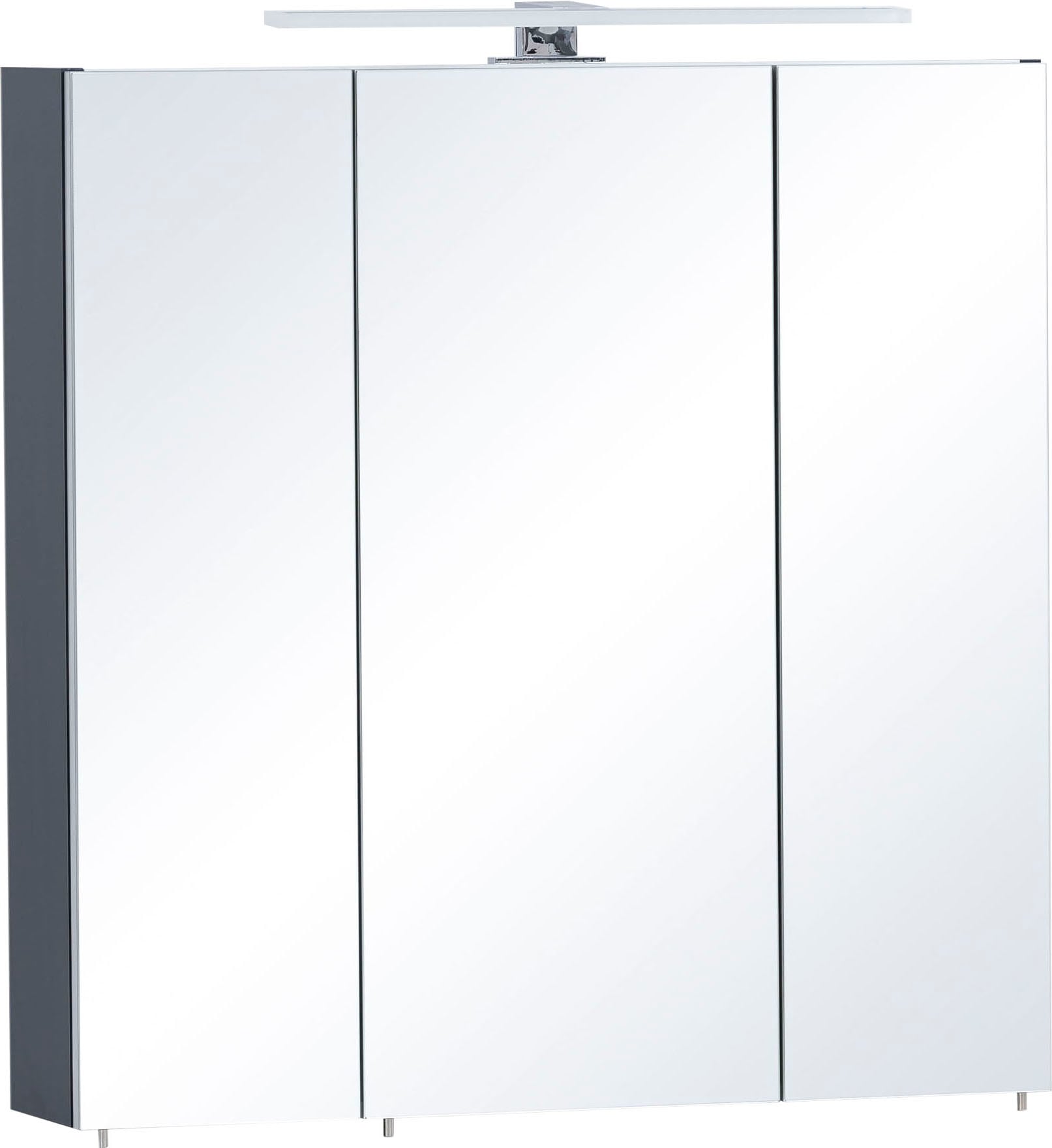welltime Spiegelschrank "Kent, Spiegelschrank, Made in Germany, B: 70 cm" Solide Verarbeitung - Dieses Produkt ist in Deutschland gefertigt