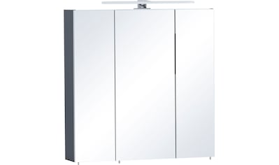 Schildmeyer Spiegelschrank »Kimi / Kent«, Breite 70 cm, 3-türig, LED-Beleuchtung,...