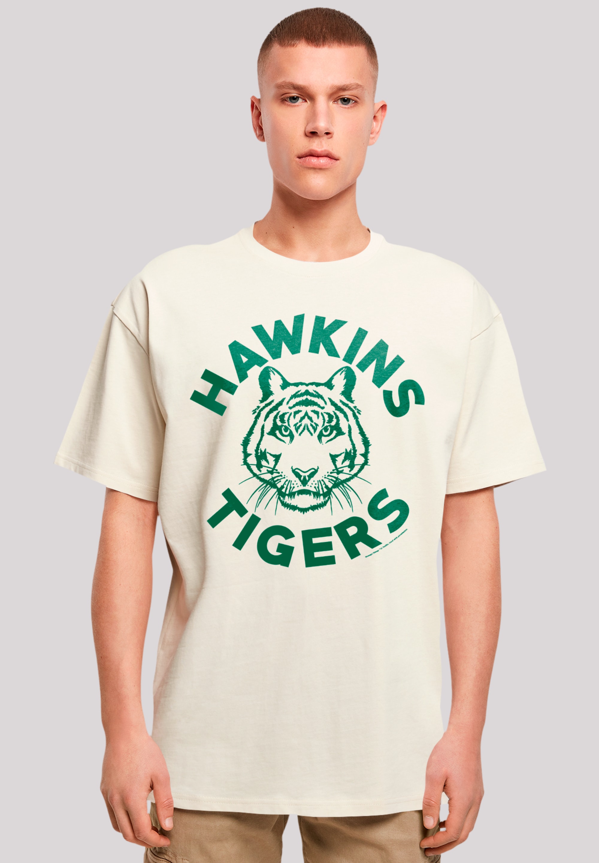 F4NT4STIC T-Shirt »Stranger Things Hawkins Tigers«, Premium Qualität