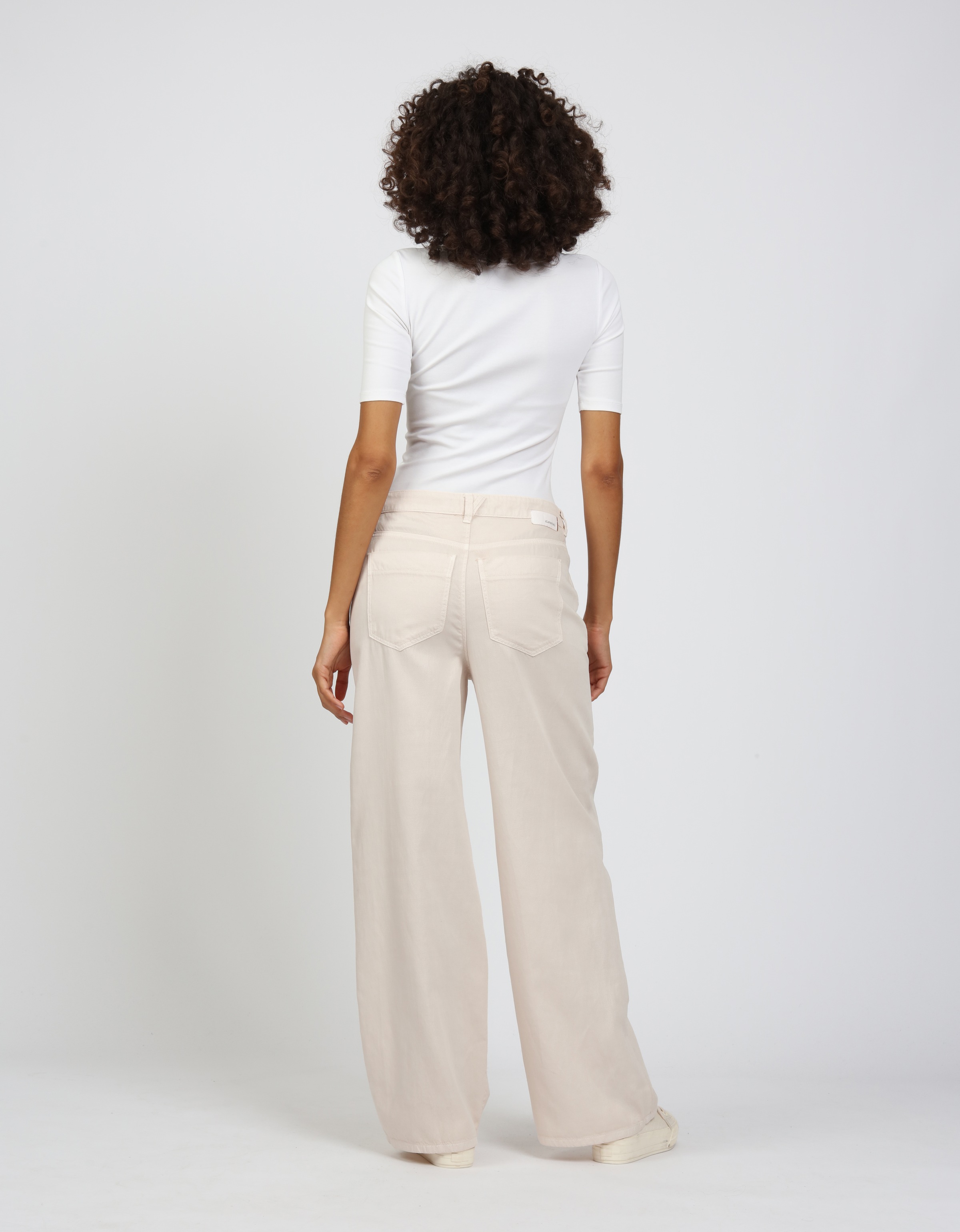 GANG Weite Jeans »94CARLOTTA« weiter Fit im bodenlangen Palazzo-Style