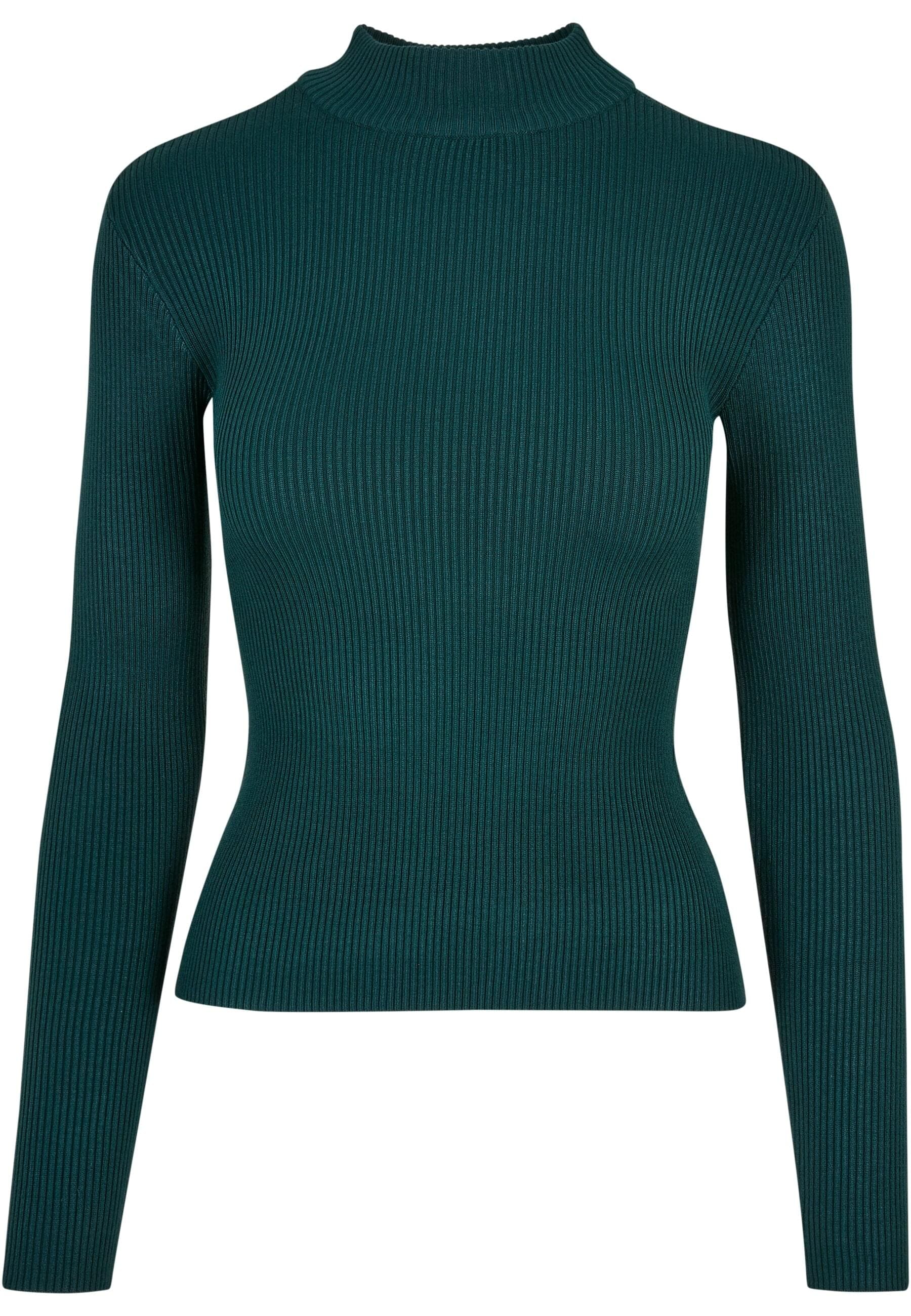 URBAN CLASSICS Sweater "Urban Classics Damen Ladies Rib Knit Turtelneck Sweater"