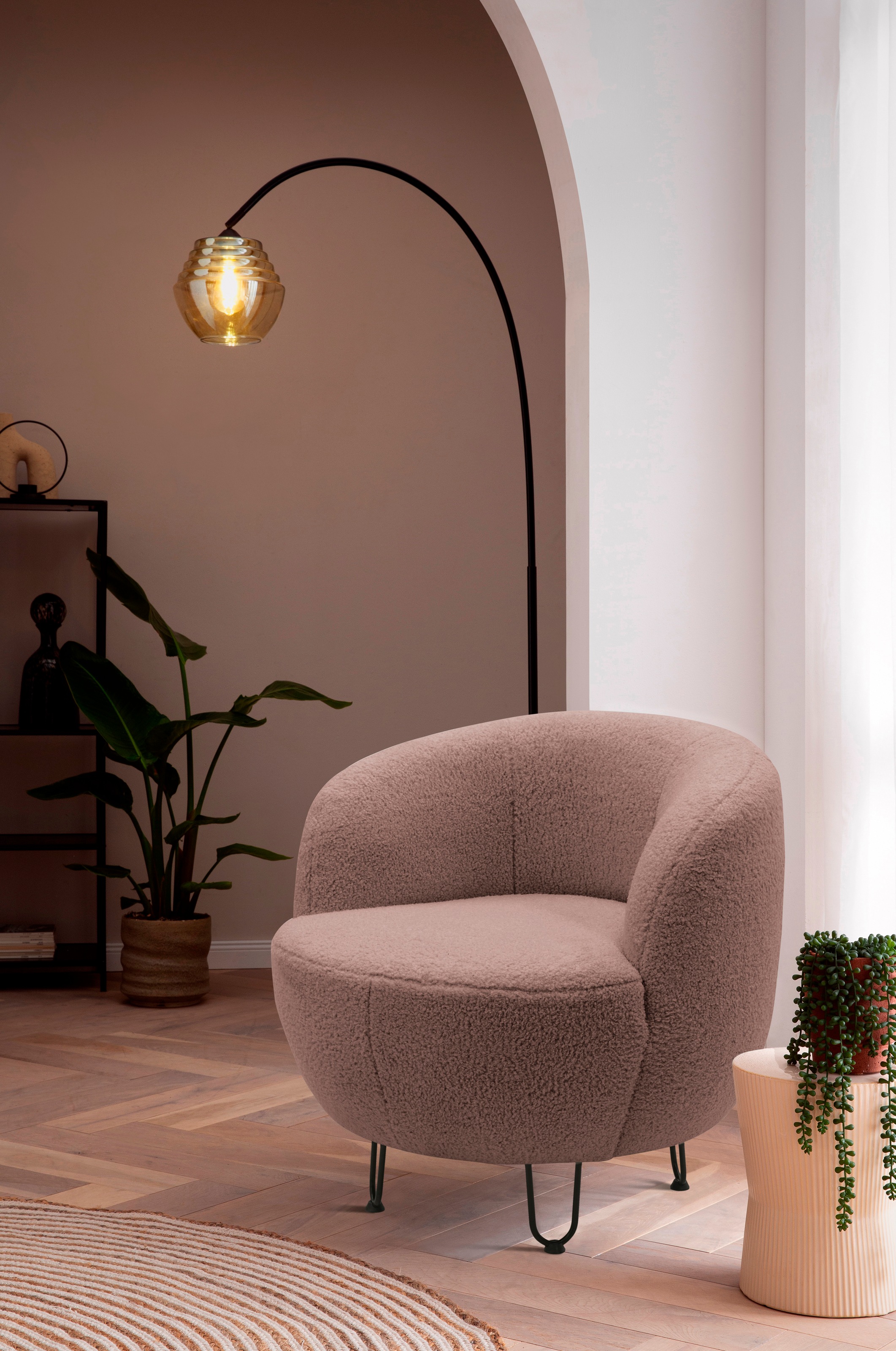 Home affaire Sessel "Anjuli Lieferzeit nur 2 Wochen" Runde Form, perfektes günstig online kaufen