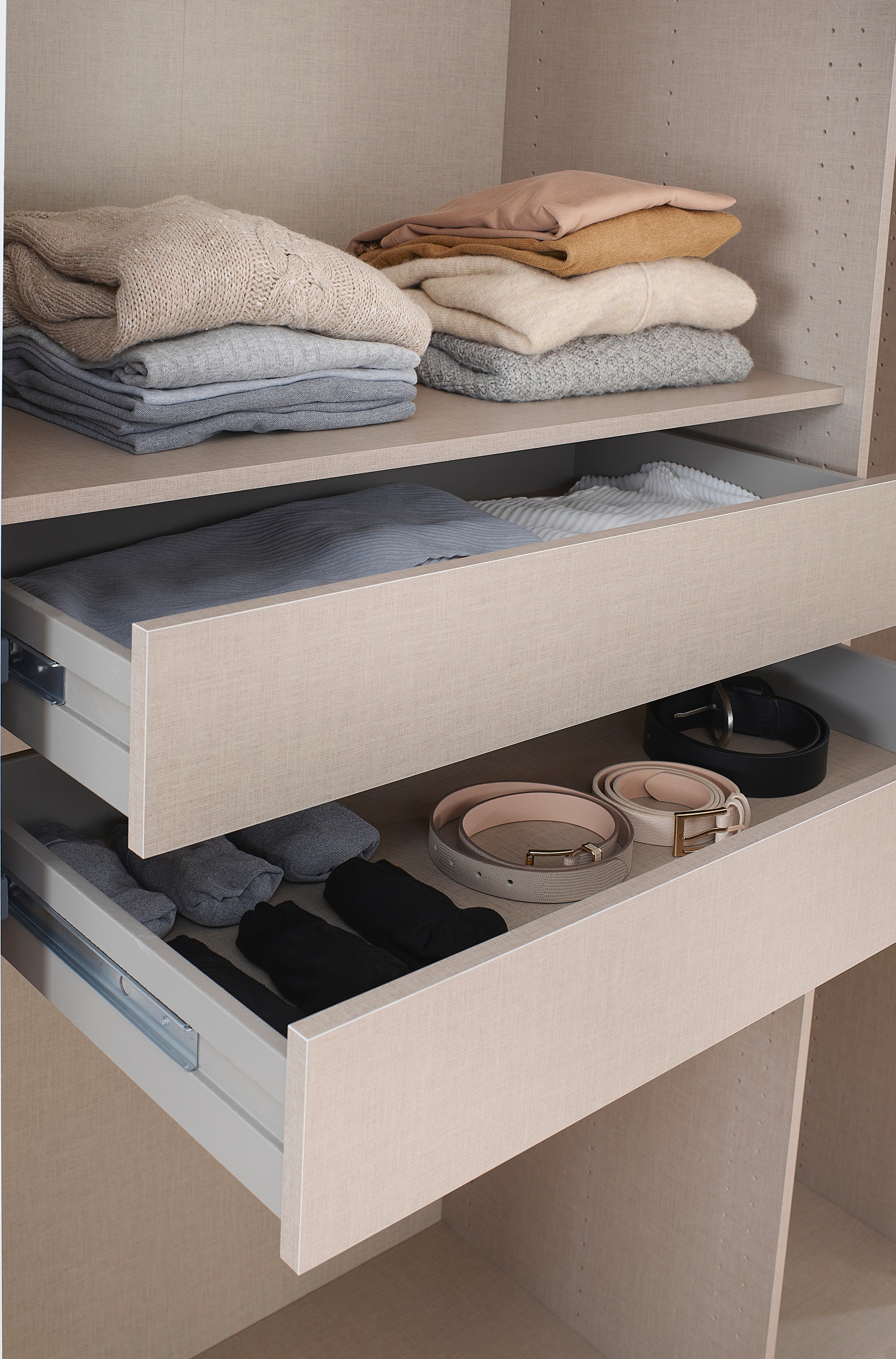 rauch Schubladeneinsatz "Koluna" 2 Schubladeneinsätze mit 2 Fachböden 88 cm günstig online kaufen