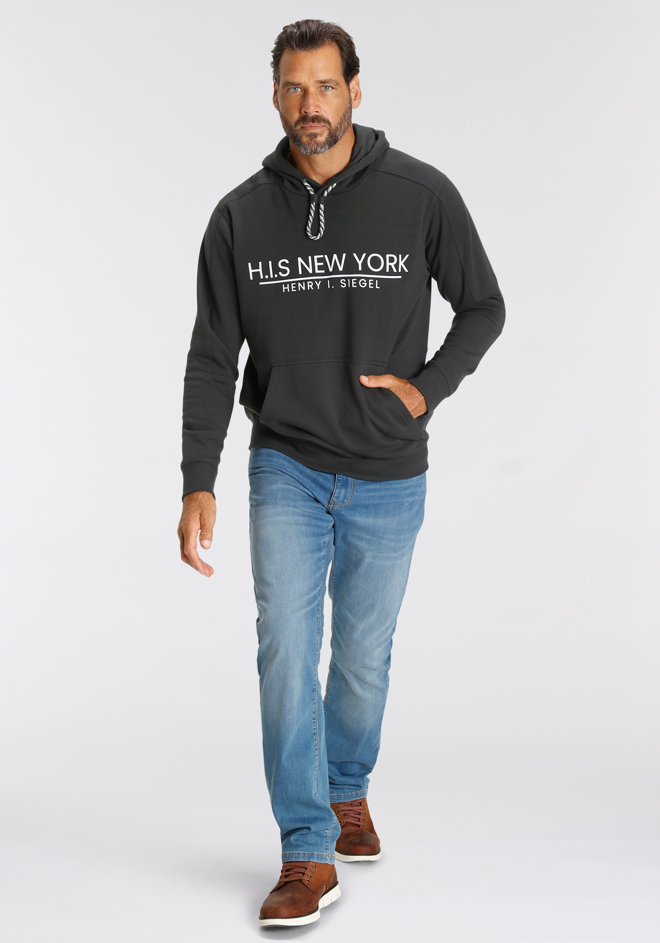 H.I.S Sweatshirt, mit mehrfarbiger Kordel