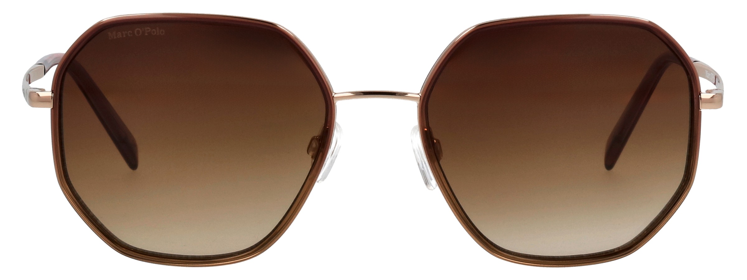 Marc OPolo Sonnenbrille "Modell 508003" Form Hexagon, Logoschriftzug auf Bü günstig online kaufen