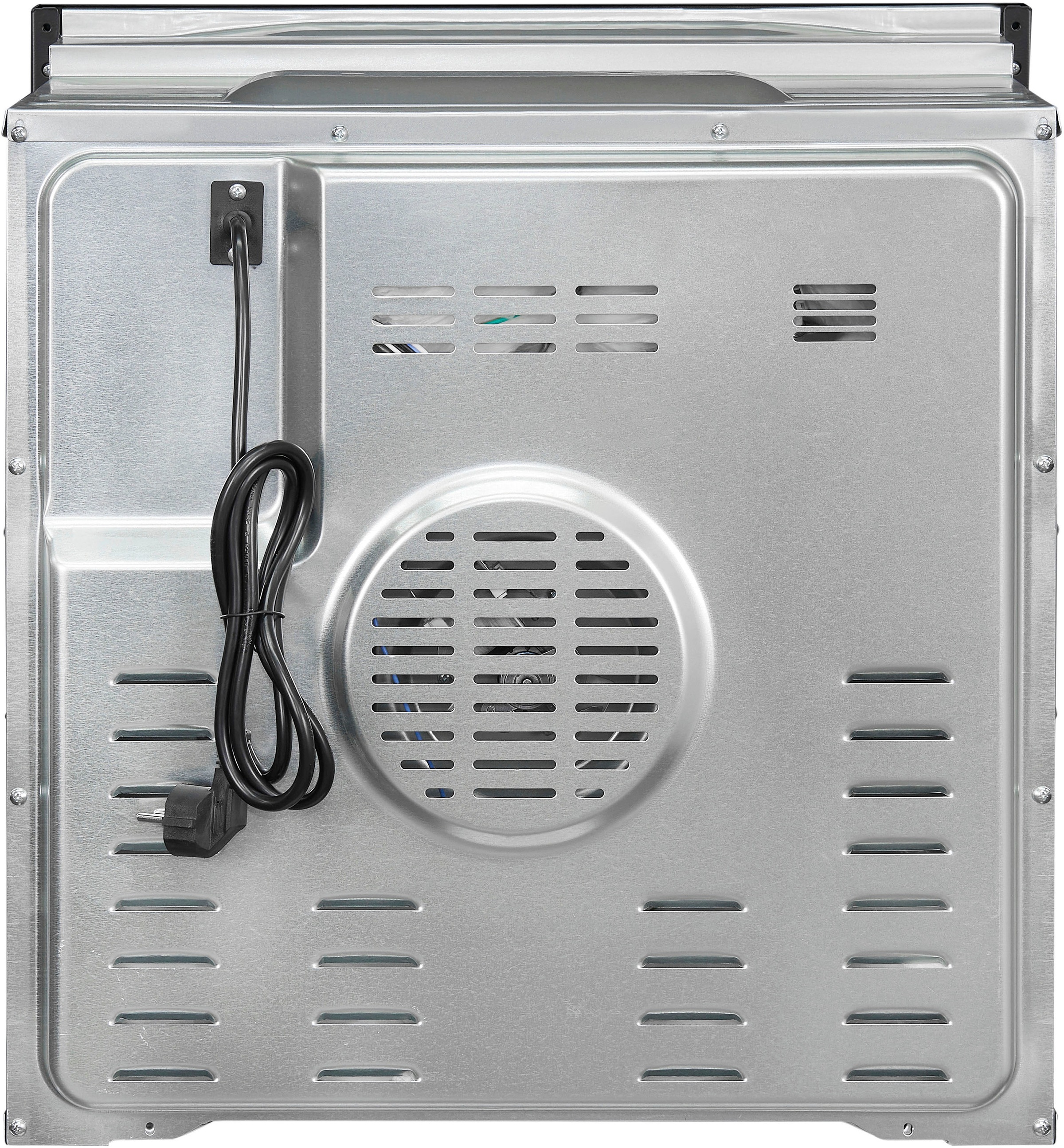 exquisit Backofen-Set »EBE76-9-H-020 inox«, mit Teleskopauszug nachrüstbar