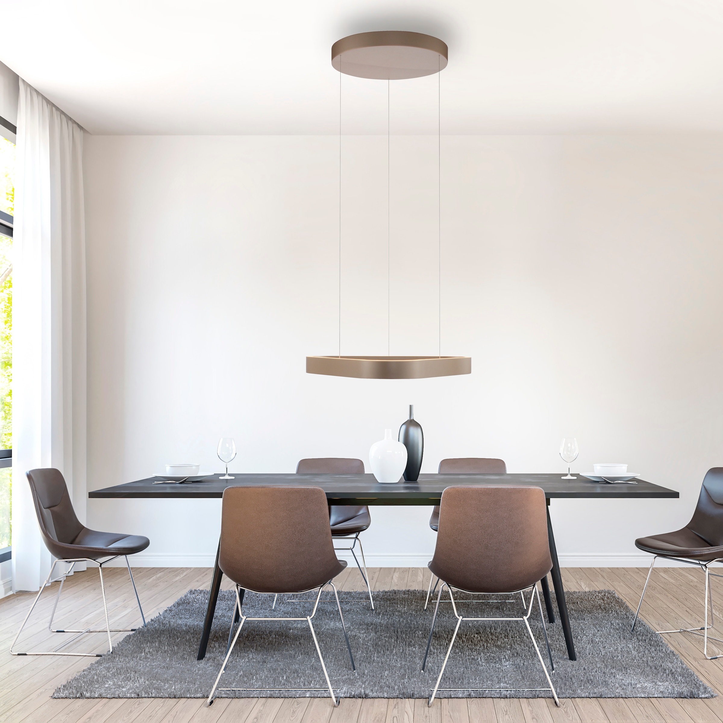 Neuhaus Q DESIGN CONTROL LIGHTS LED Pendelleuchte »Q-STRETTO« LED-Board 1 Stk. warmweiß - kaltweiß