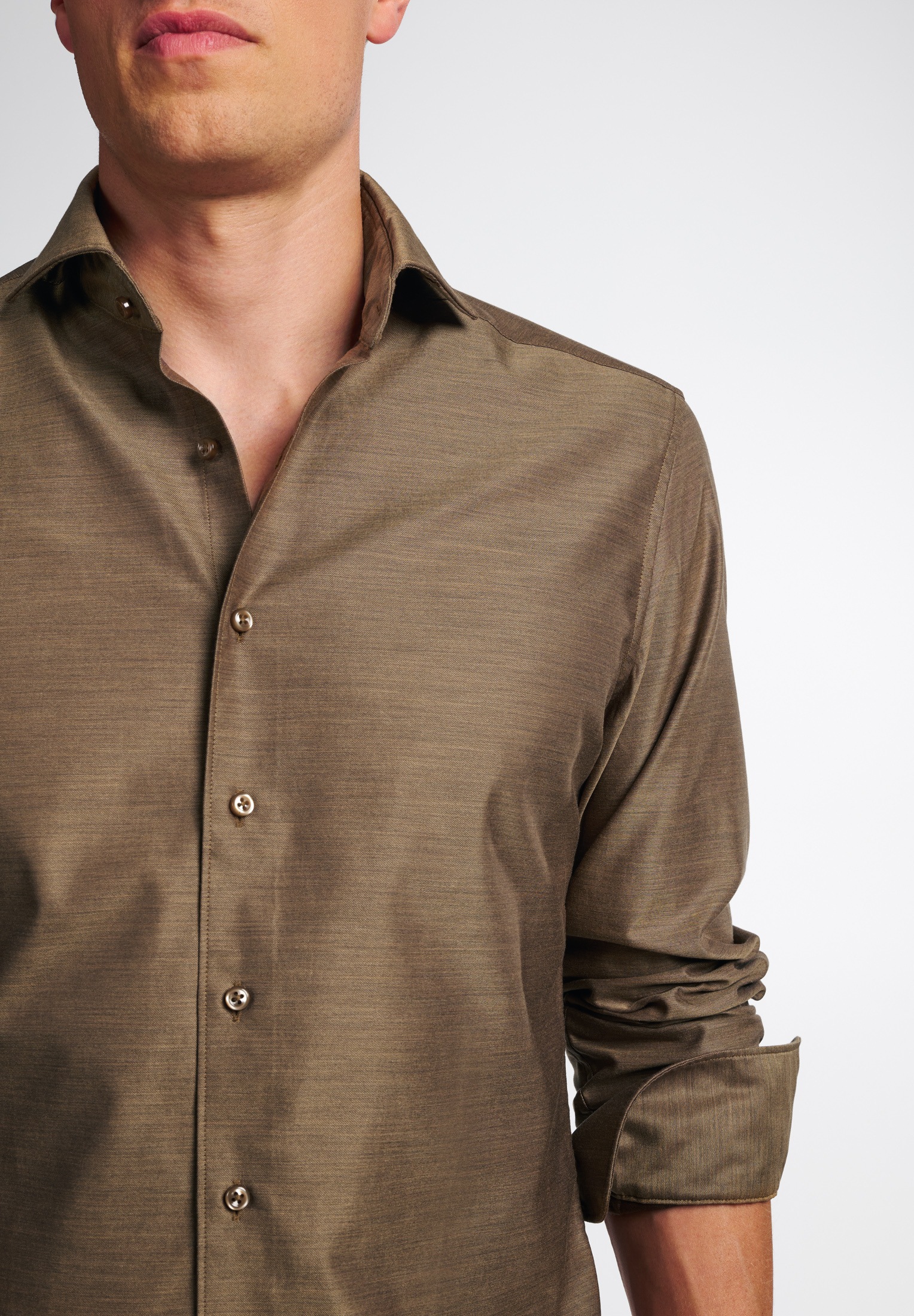 Eterna Langarmhemd »SLIM FIT«, EASY IRON (bügelleicht)