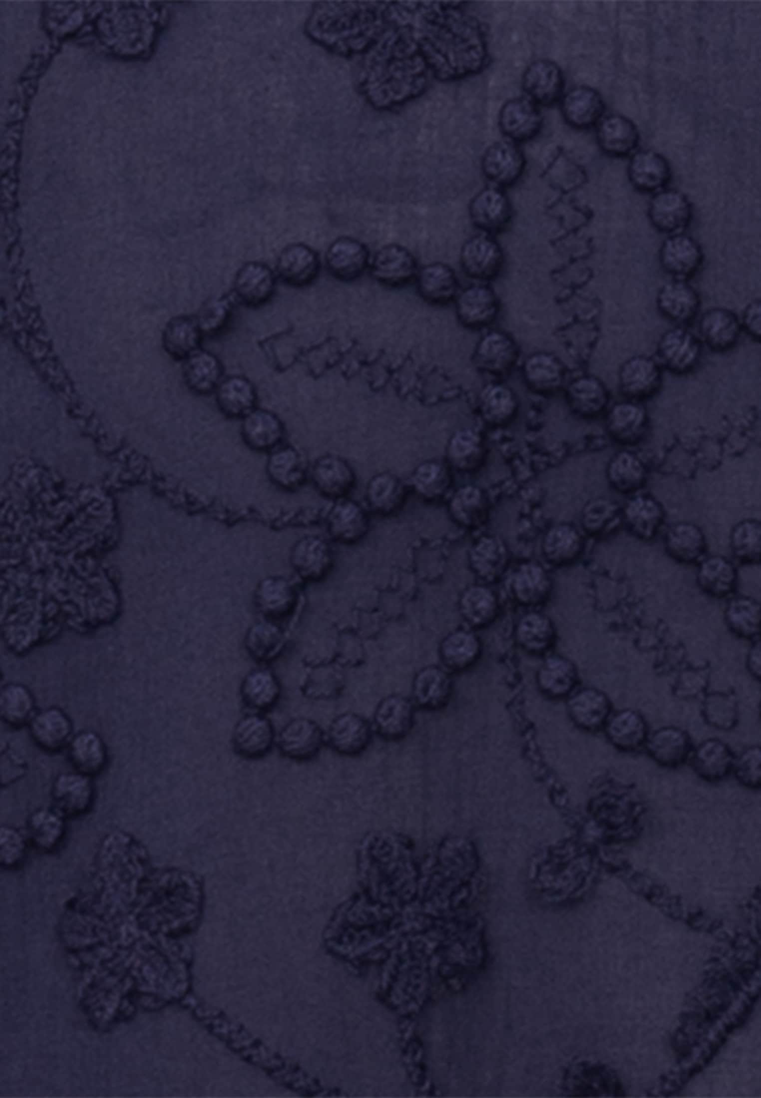 seidensticker Hemdbluse »Schwarze Rose«, Langarm Kragen Stickerei