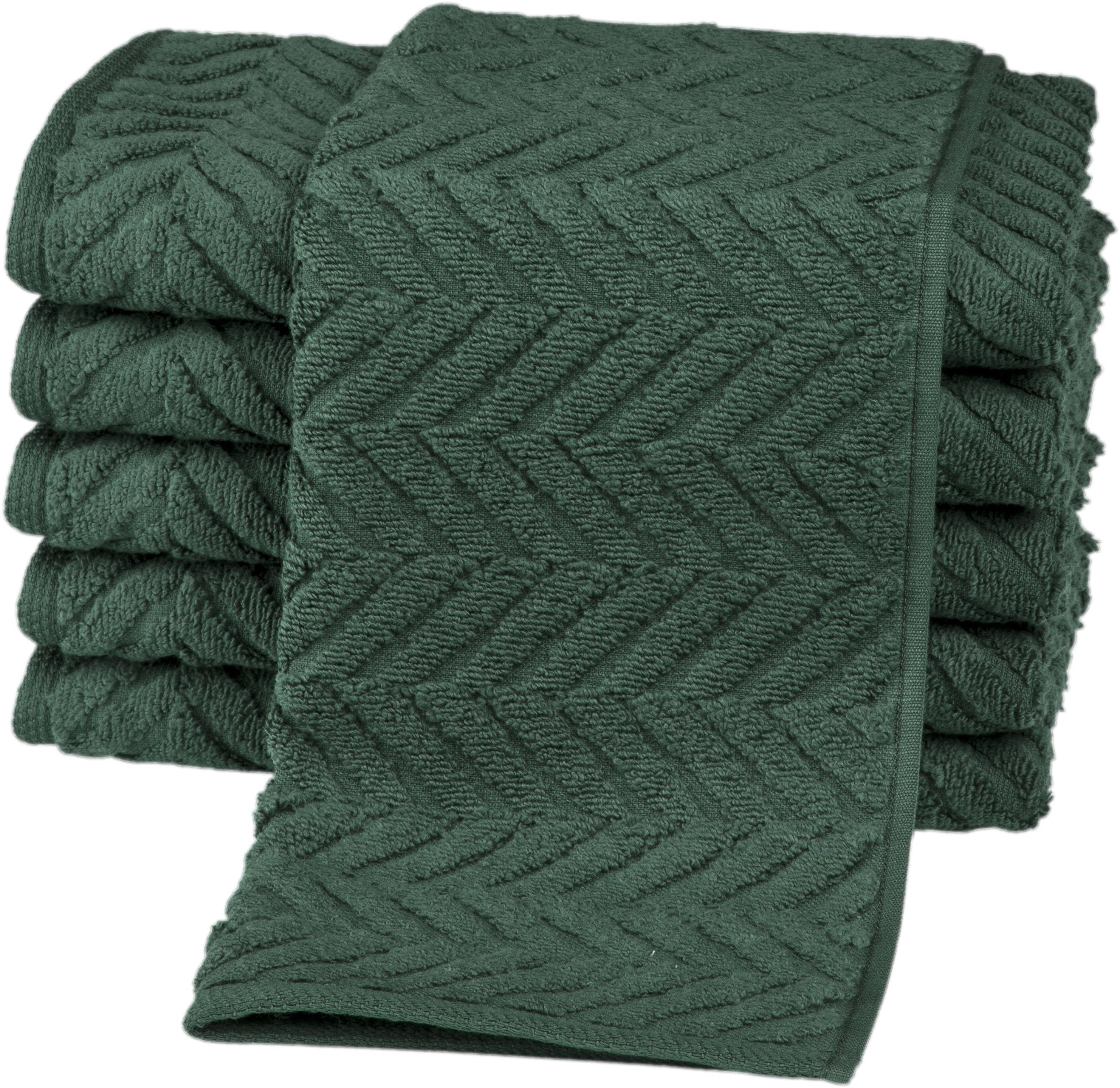 Gästehandtücher ROSS, B:30cm L:50cm, grün, Frottier, Obermaterial: 100% Baumwolle, Handtücher, "Sensual 9001", 100% Baumwolle