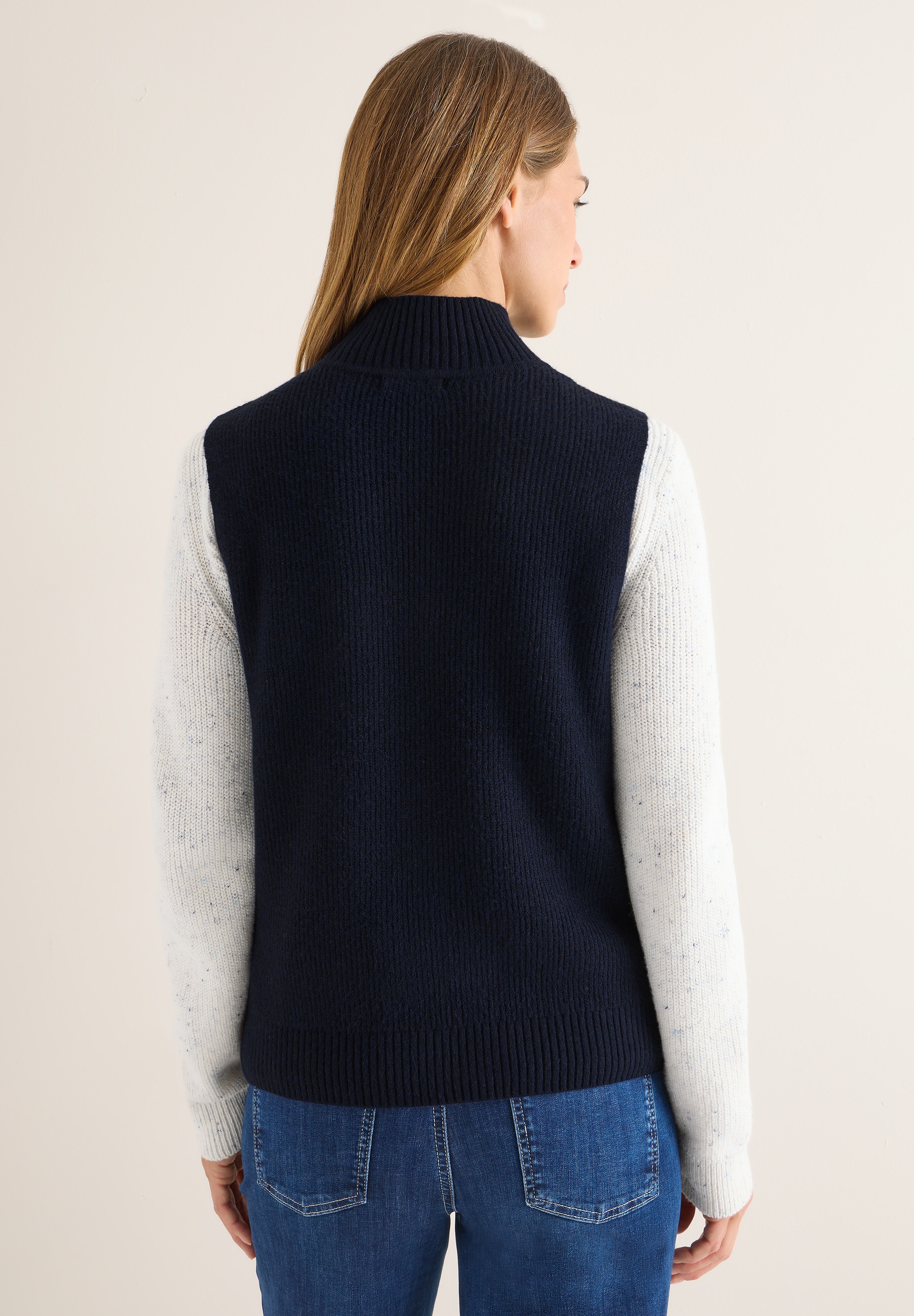 Cecil Kurzweste aus softem Materialmix günstig online kaufen