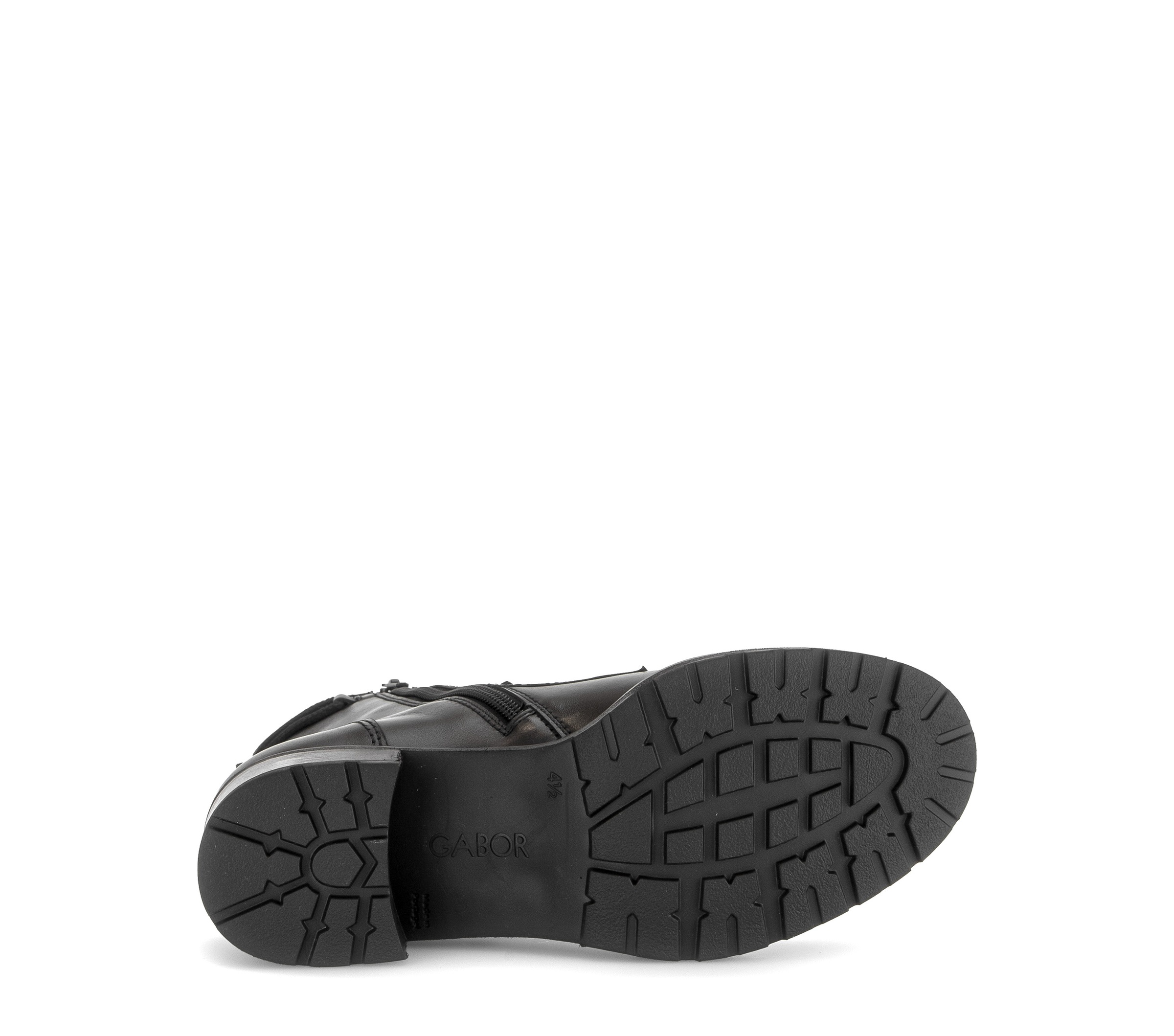 Gabor Schnürstiefelette  Blockabsatz, Schnürboots mit schaftumwickelnden Schnürsenkeln, G-Weite