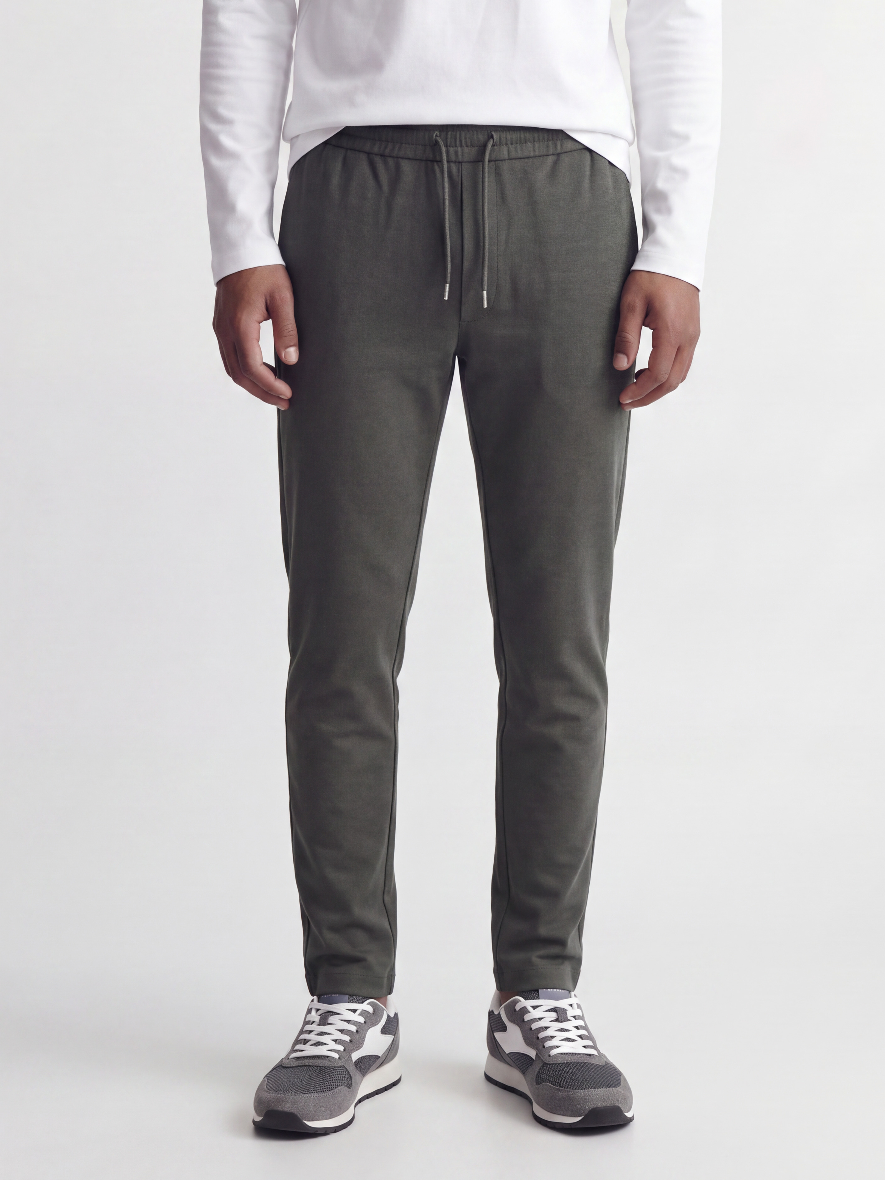 Jack & Jones Schlupfhose "JPSTKANE WILLIAM JOGGER NOOS" Materialmix, locker geschnitten