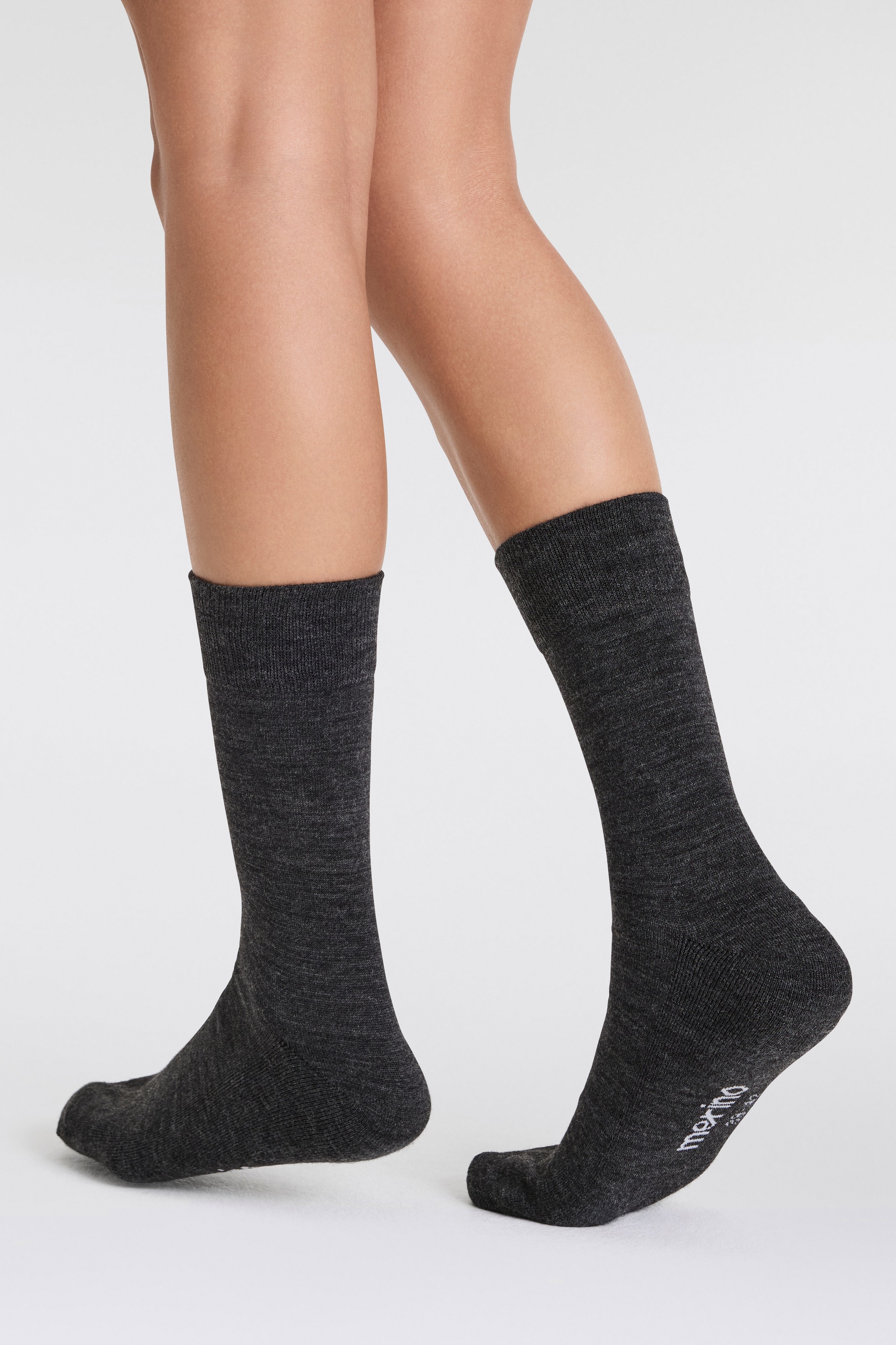 Apollo Basicsocken 3er Pack,  Unisex mit Stickerei und weichen Merinowoll-Anteil