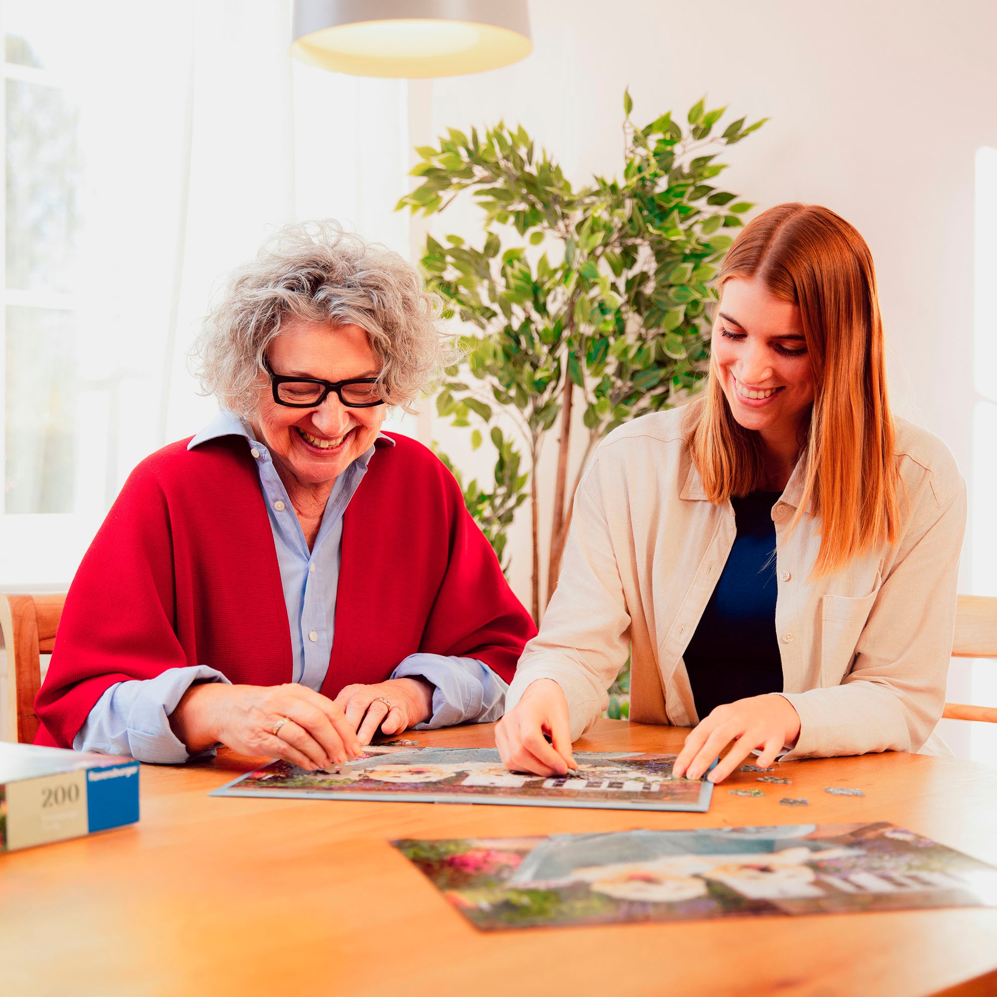 Ravensburger Puzzle »Feel Well & Puzzle, Sommerhaus am See«, XL, für Erwachsene, Made in Europe