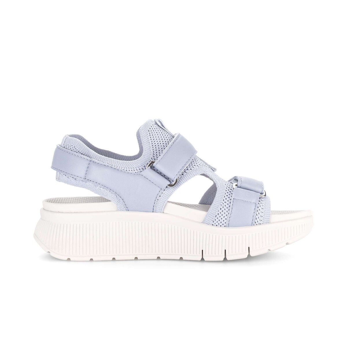 Plateausandaletten GABOR "Plateau Sandale", Damen, Gr. 44, blau, Schuhe 2