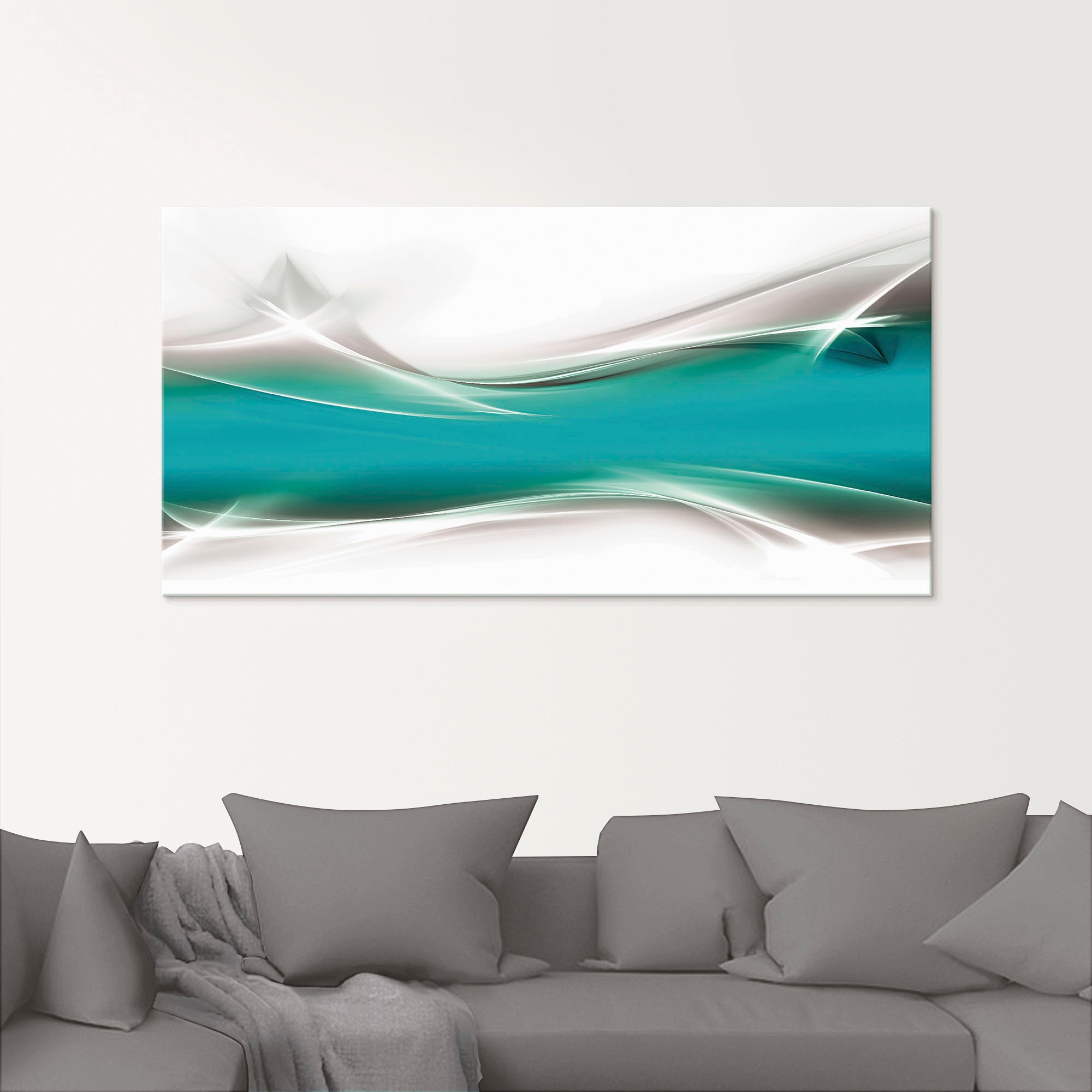 Artland Glasbild "Kreatives Element" Gegenstandslos 1 Stk. tlg. in verschie günstig online kaufen