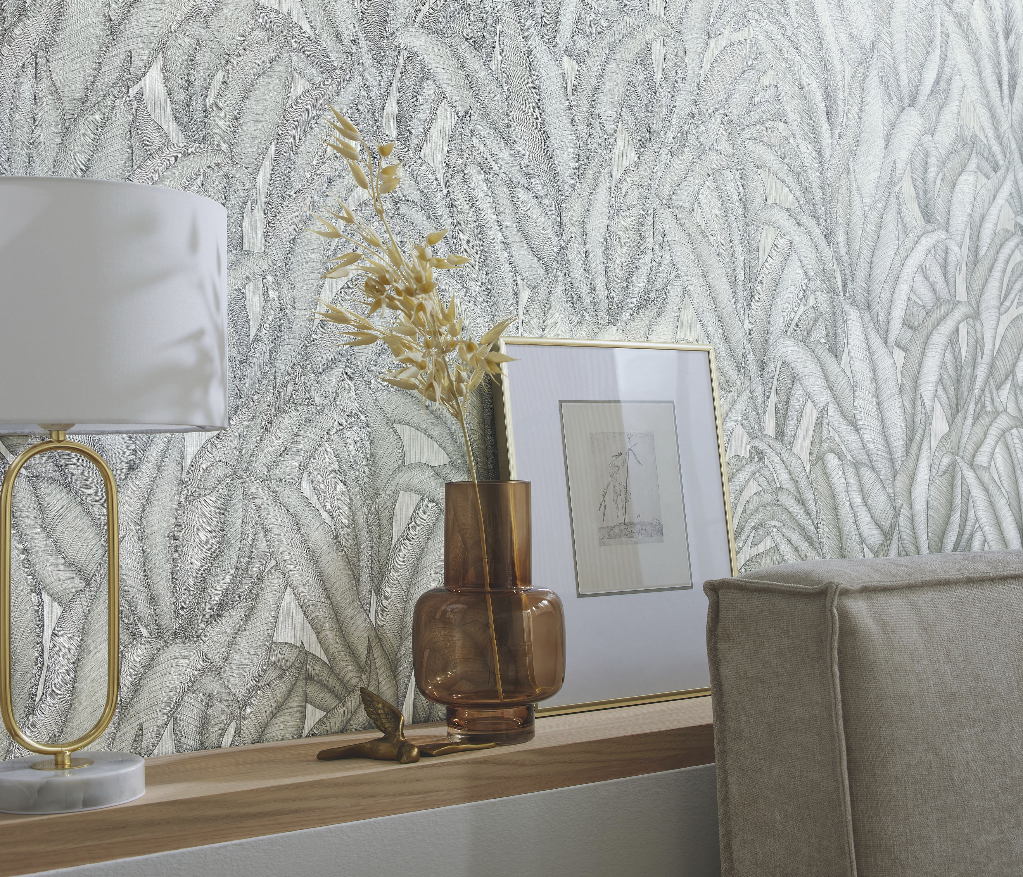 Fashion for walls "Sansibar" floral geprägt Phthalate frei