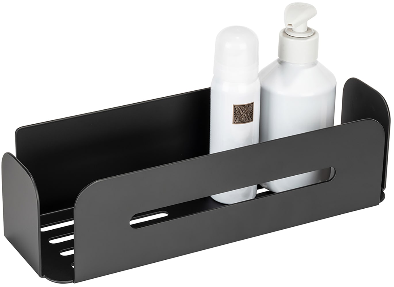 WENKO Duschregal »Turbo-Loc® Modell Bivio«, aus Aluminium für Shampoo, rostfrei, Befestigen ohne Bohren
