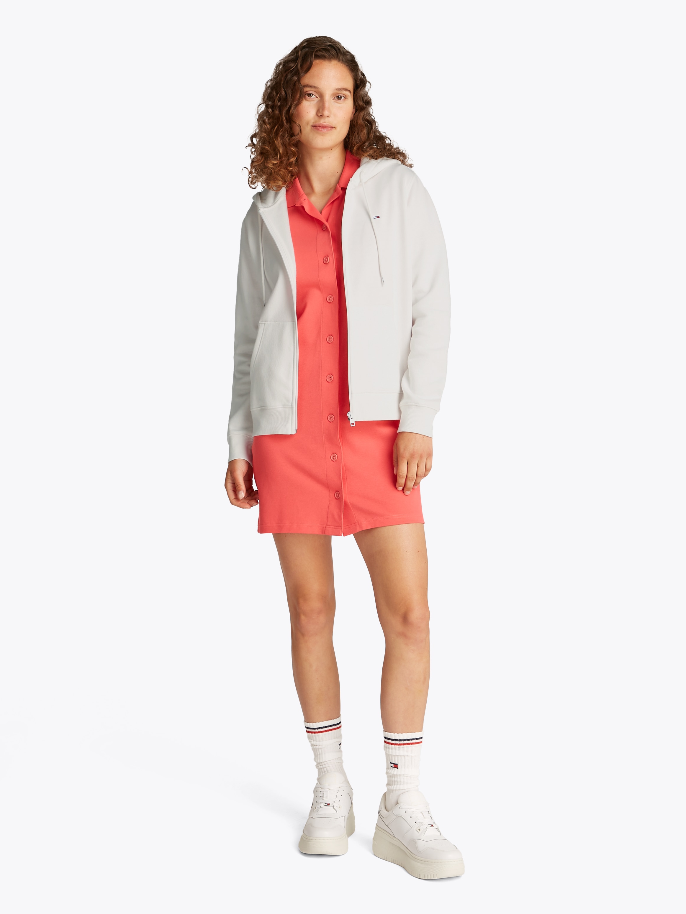 Tommy Jeans Sweatjacke »TJW REG S FLAG ZIP THRU«, mit Logostickerei